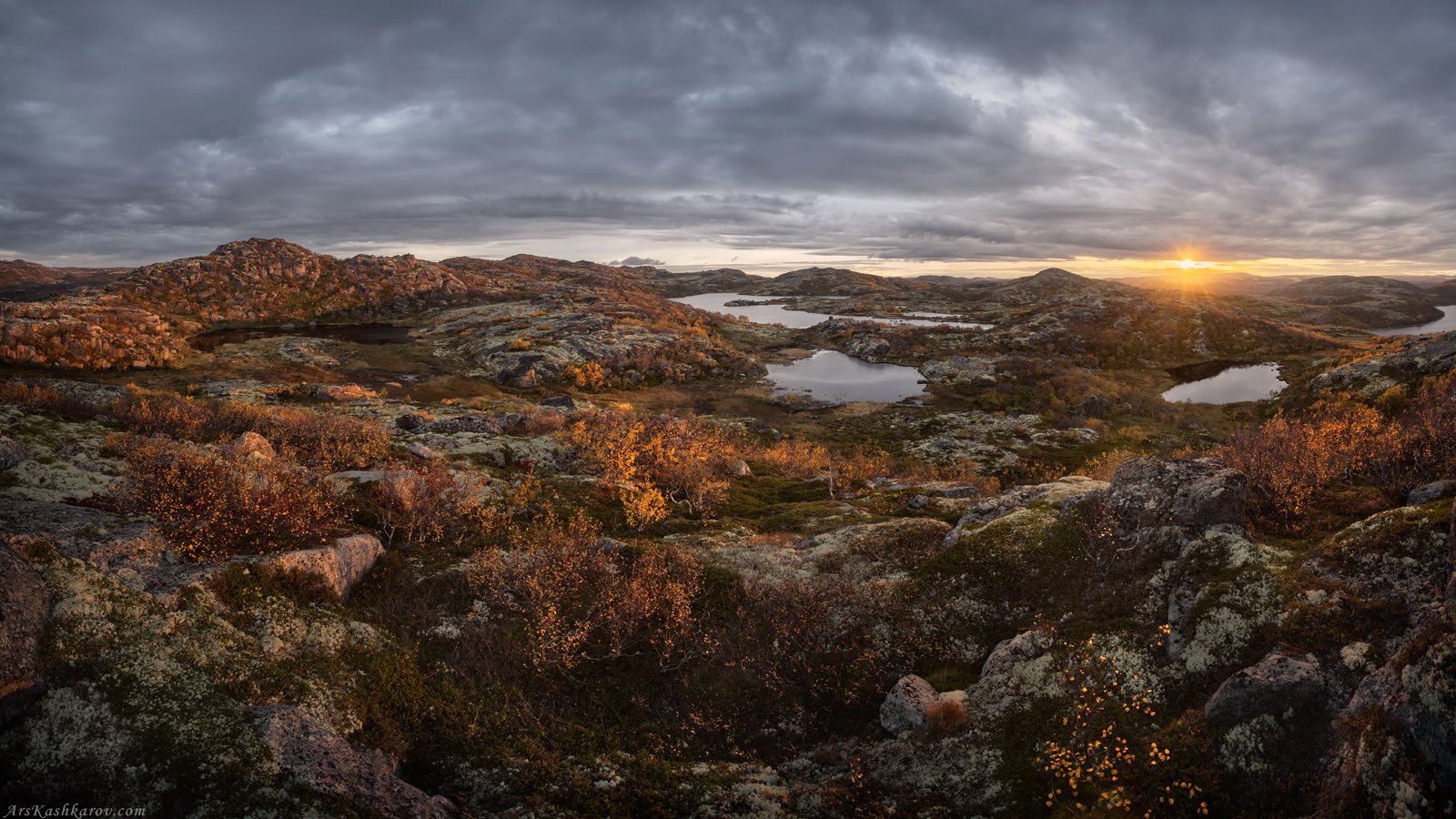 тундра, кольский, мурманская область, териберка, осень в тундре, арктика, Арсений Кашкаров