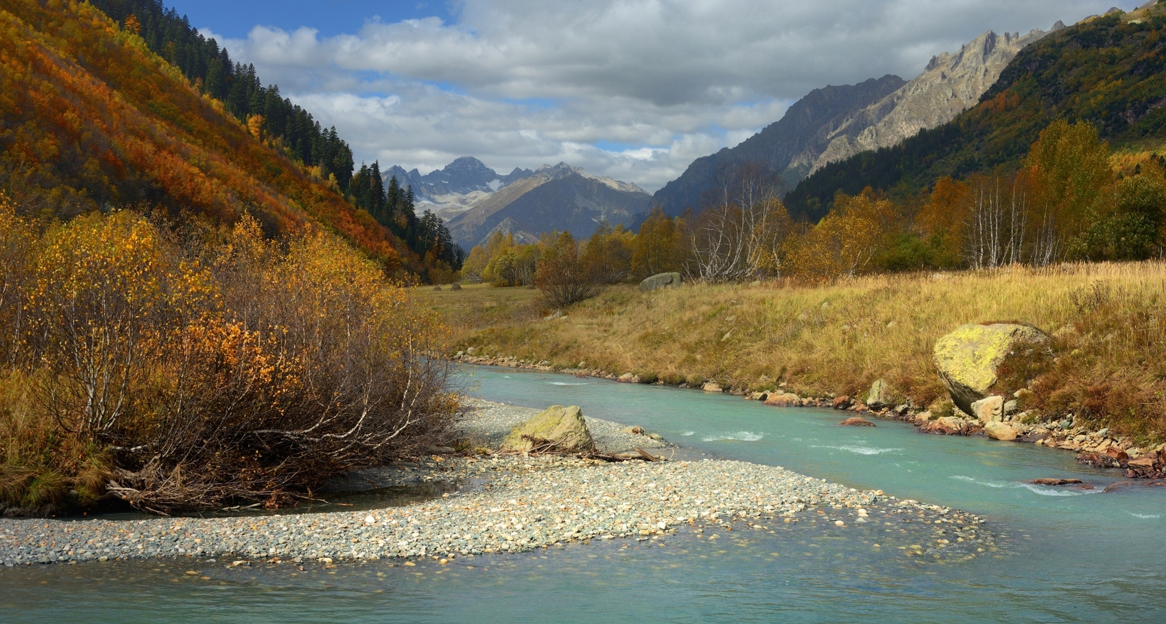 горы осень гоначхир, Александр Жарников