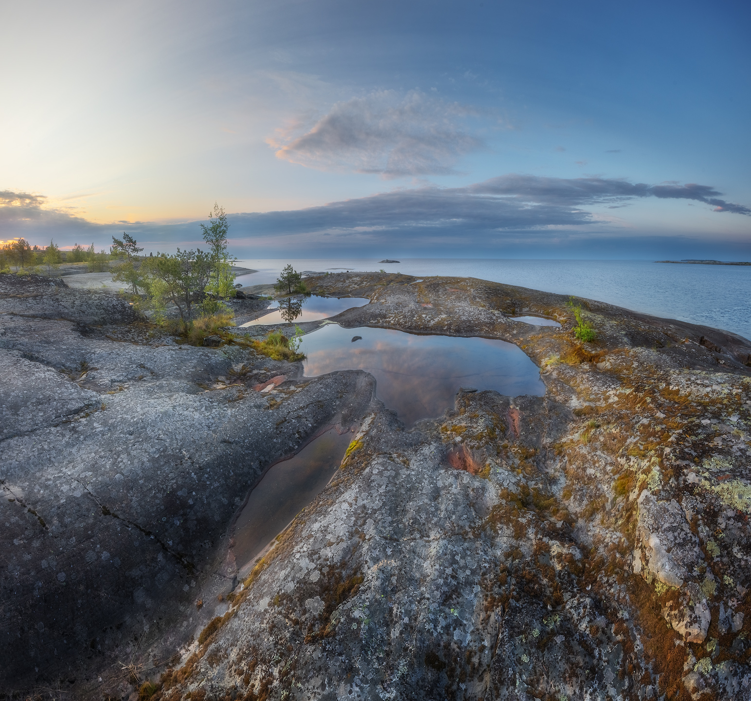 карелия, ладога, шхеры, рассвет, Марголин Алексей