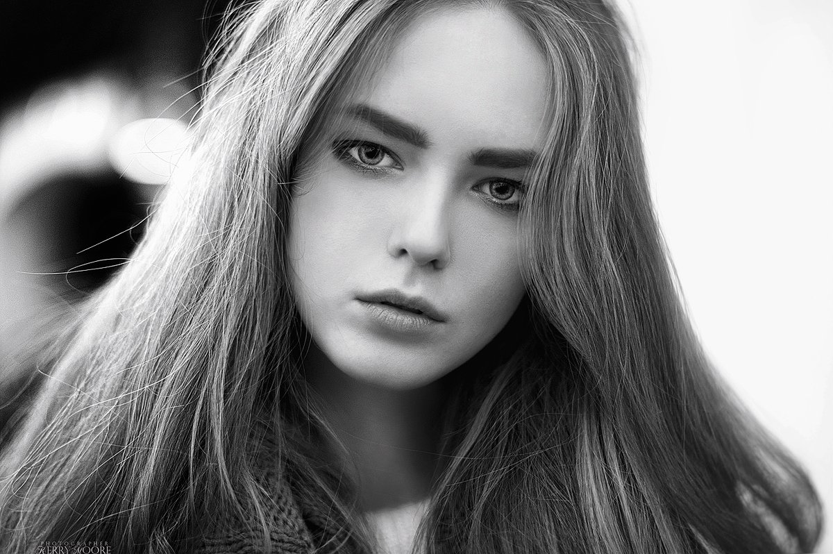 50mm, beautiful, eyes, face, girl, hair, model, nikon d90, portrait, Kerry Moore