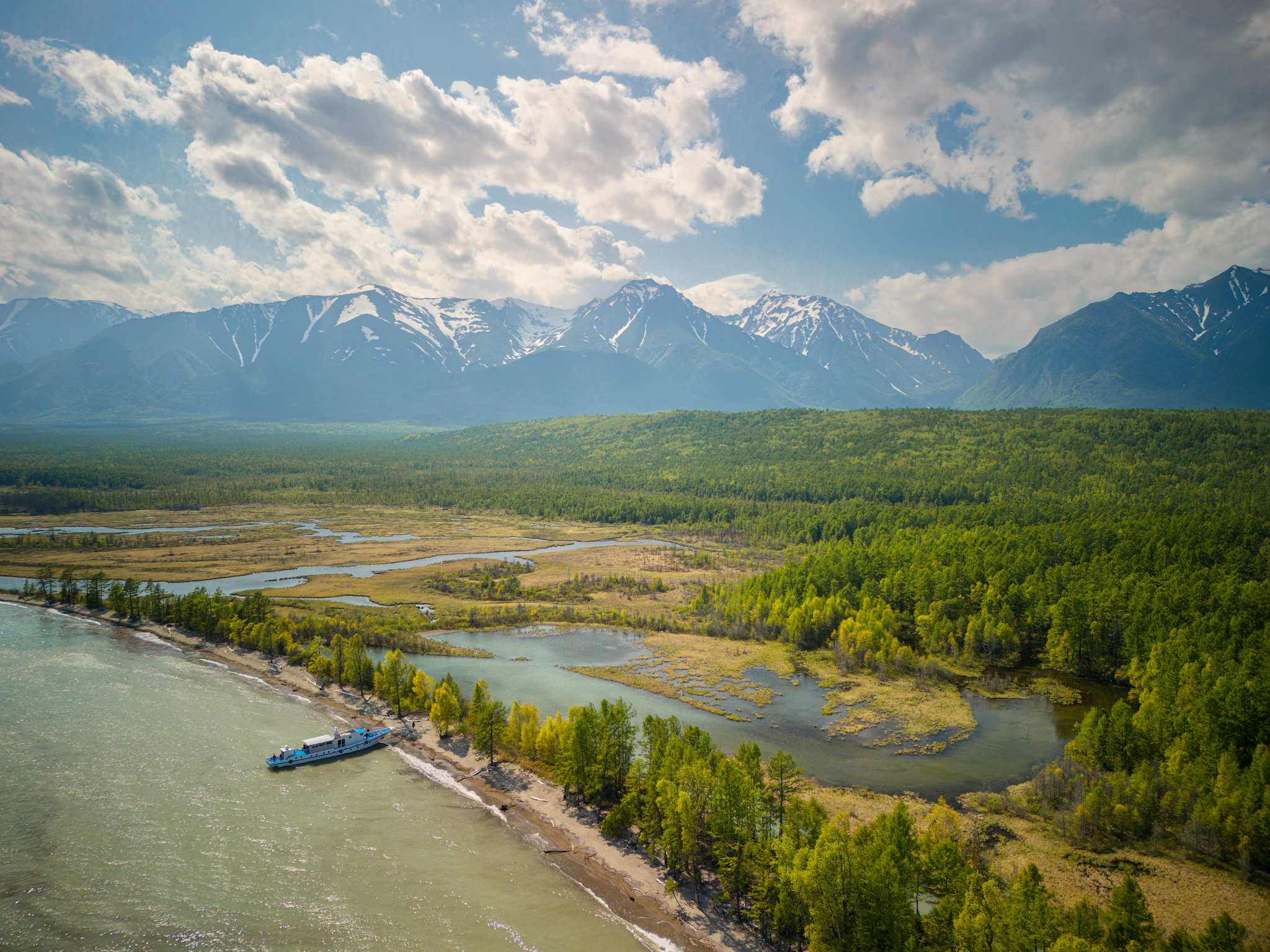 байкал, байкальский хребет, горы, корабль, Леонтьев Константин