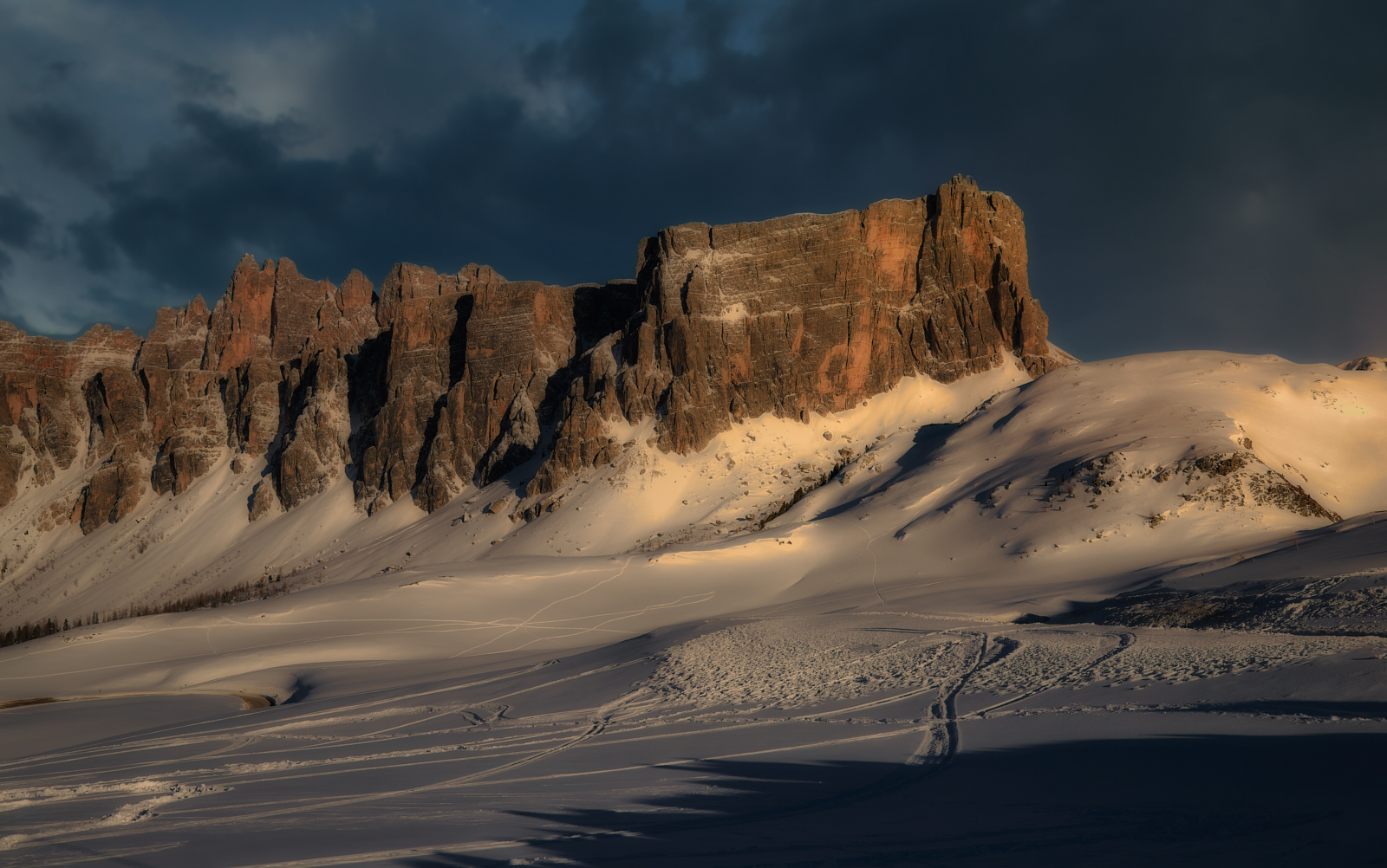горы, скалы, снег, свет, цвет, доломиты, AndGenn