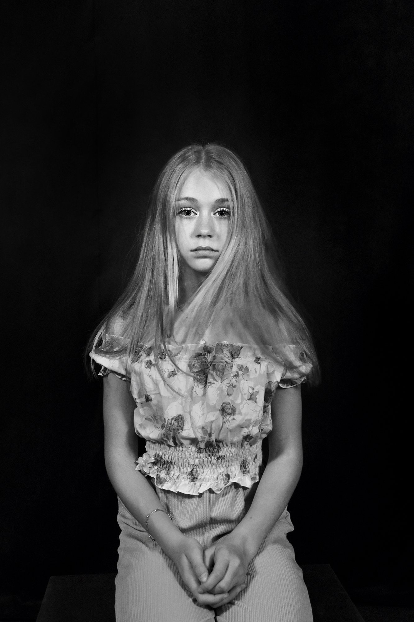 девушка, портрет, глаза, взгляд, чб, апатиты, Николай Смоляк