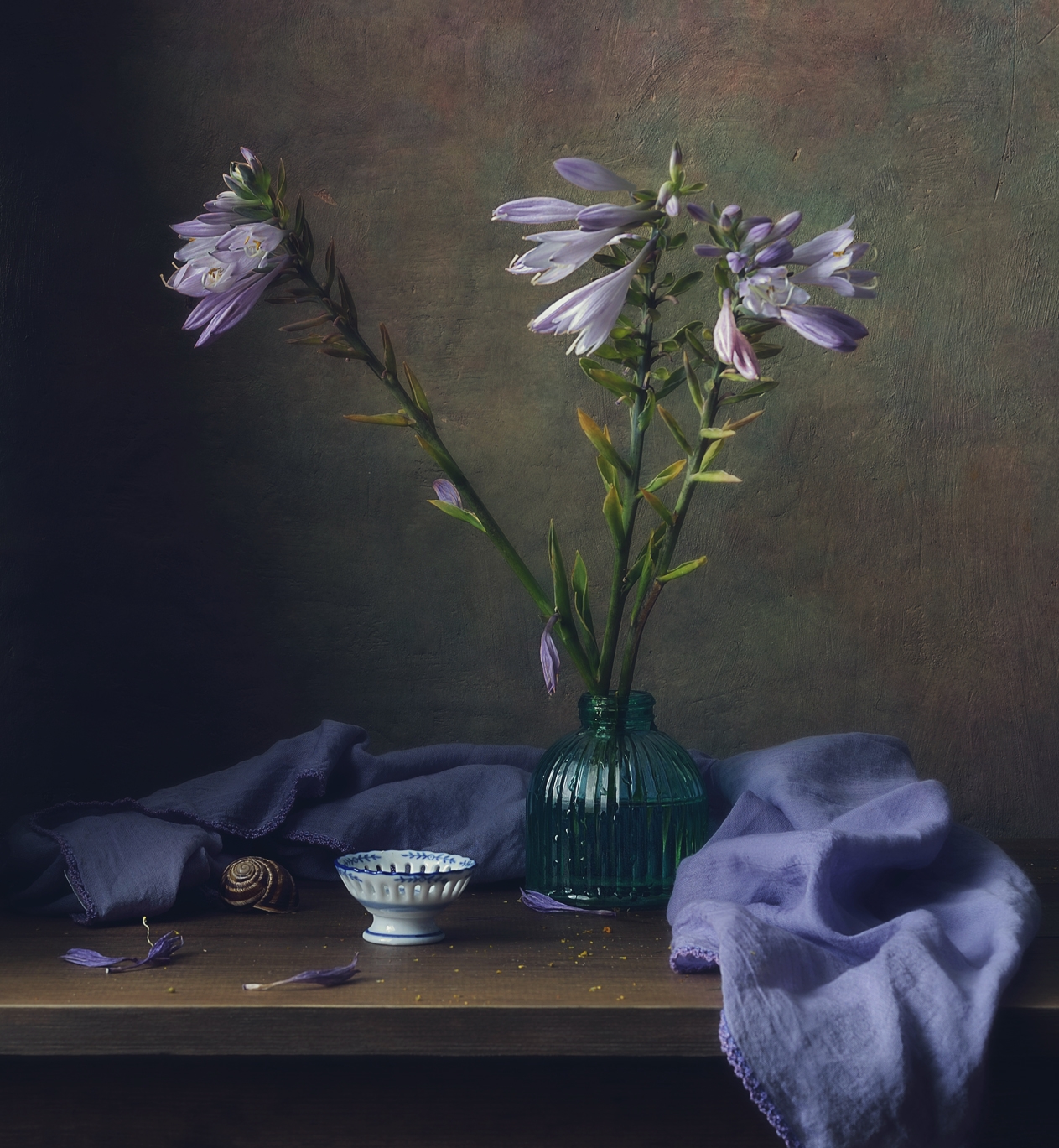 натюрморт,лето,цветы,хоста, Наталия К