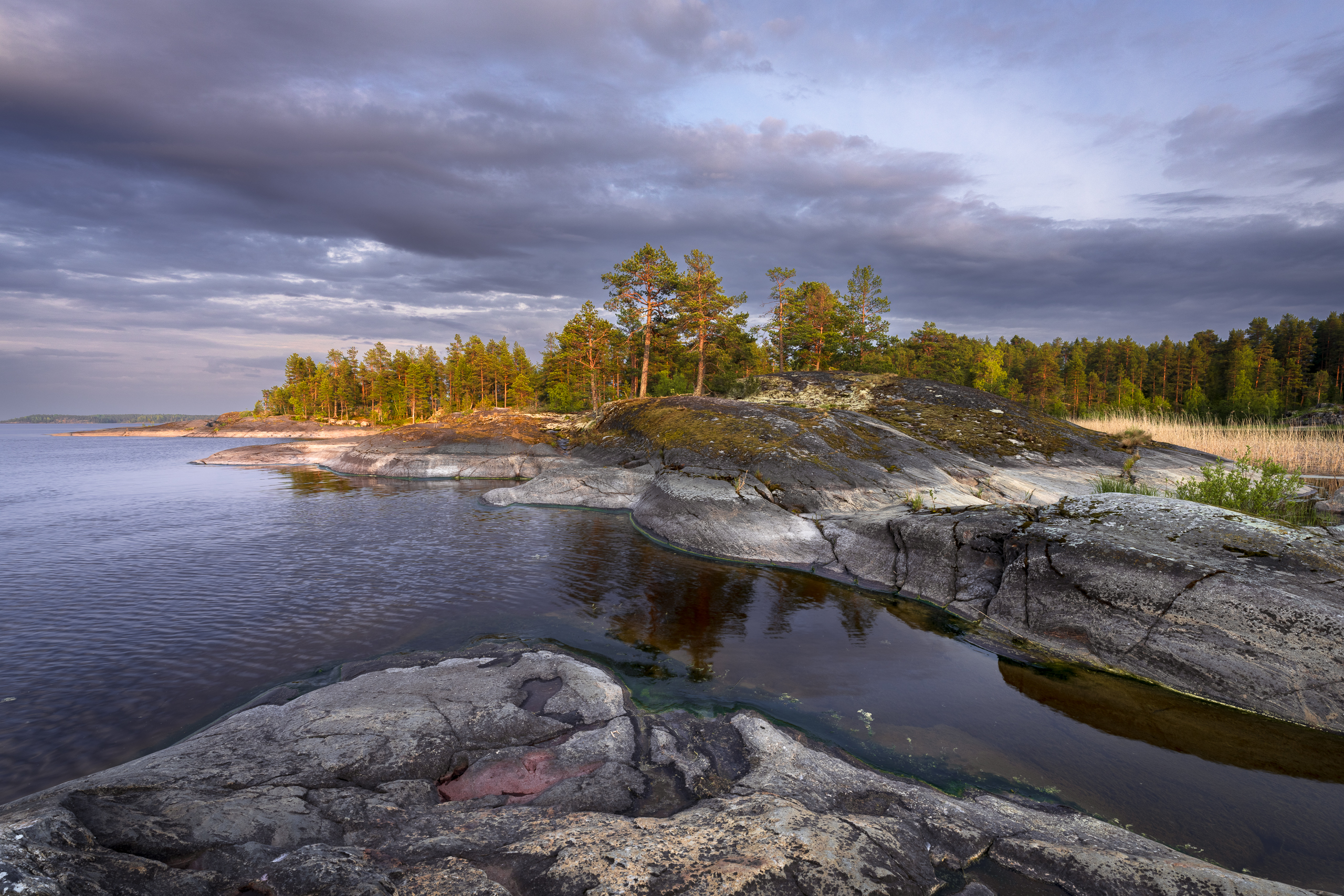 ладожские шхеры, пейзаж, закат, Mikhail Ioannisian