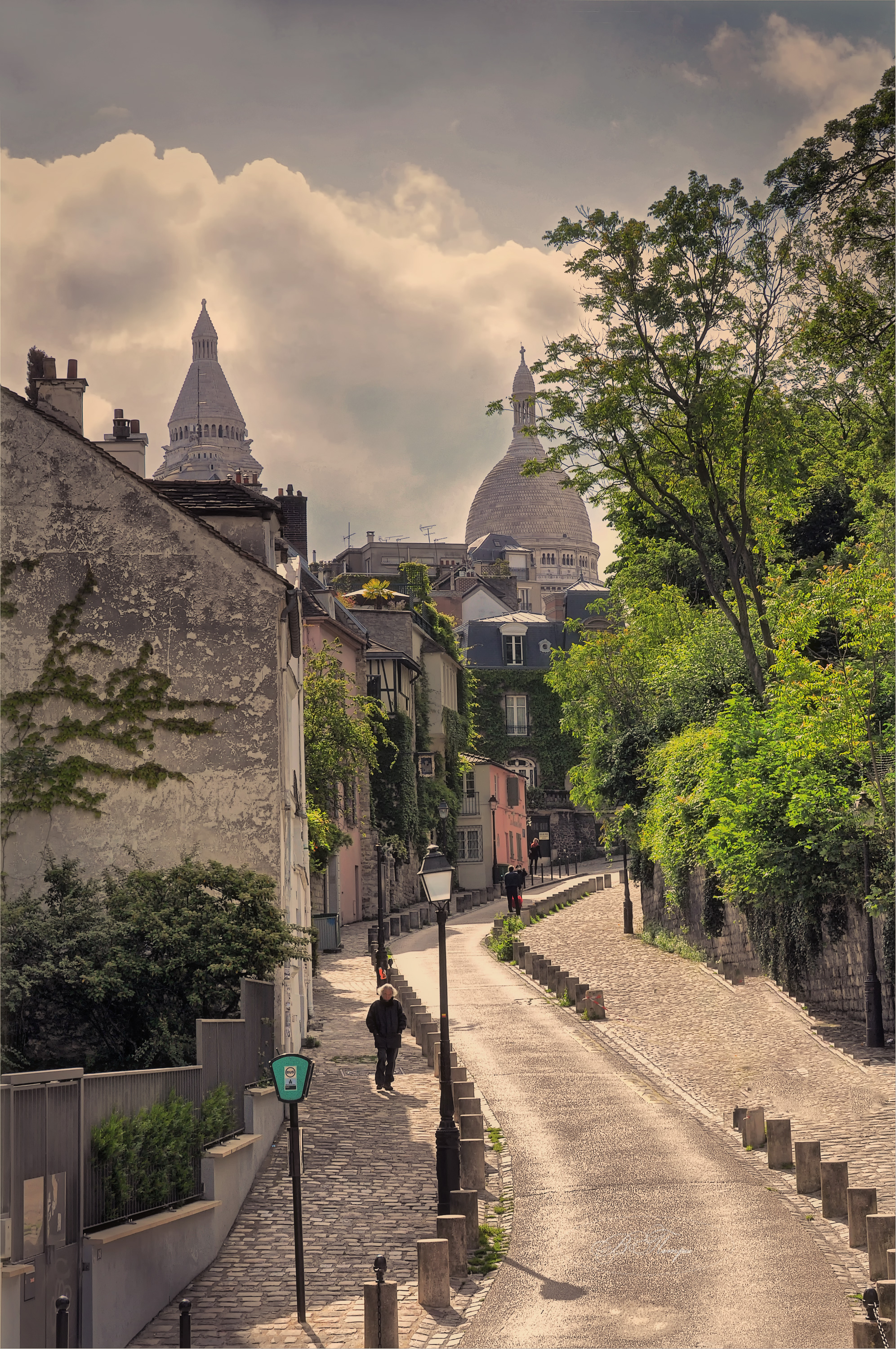 улица храмы человек облака, Вера Петри
