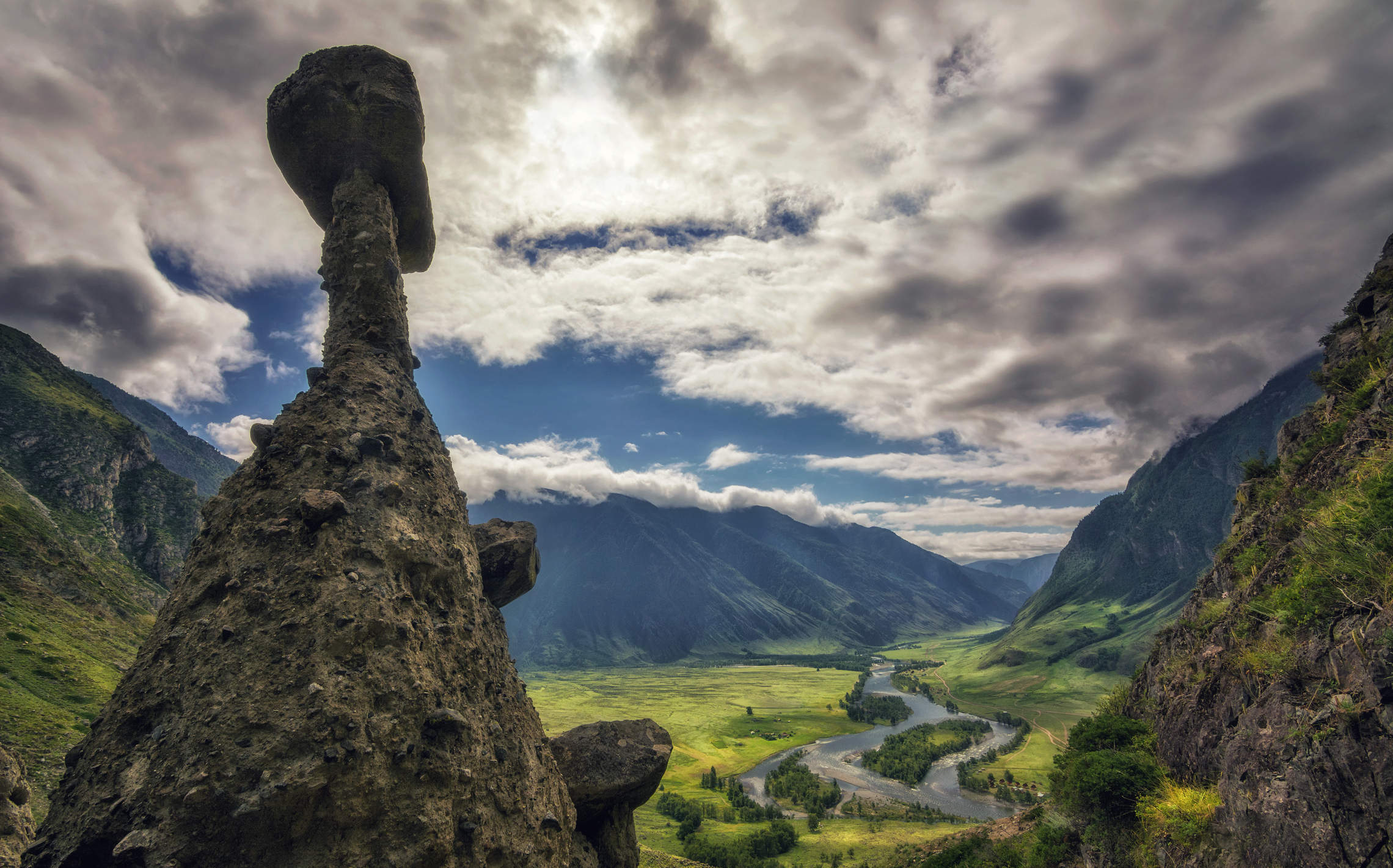 горный алтай, урочище аккурум, долина чулышмана, каменные грибы, Lora Pavlova