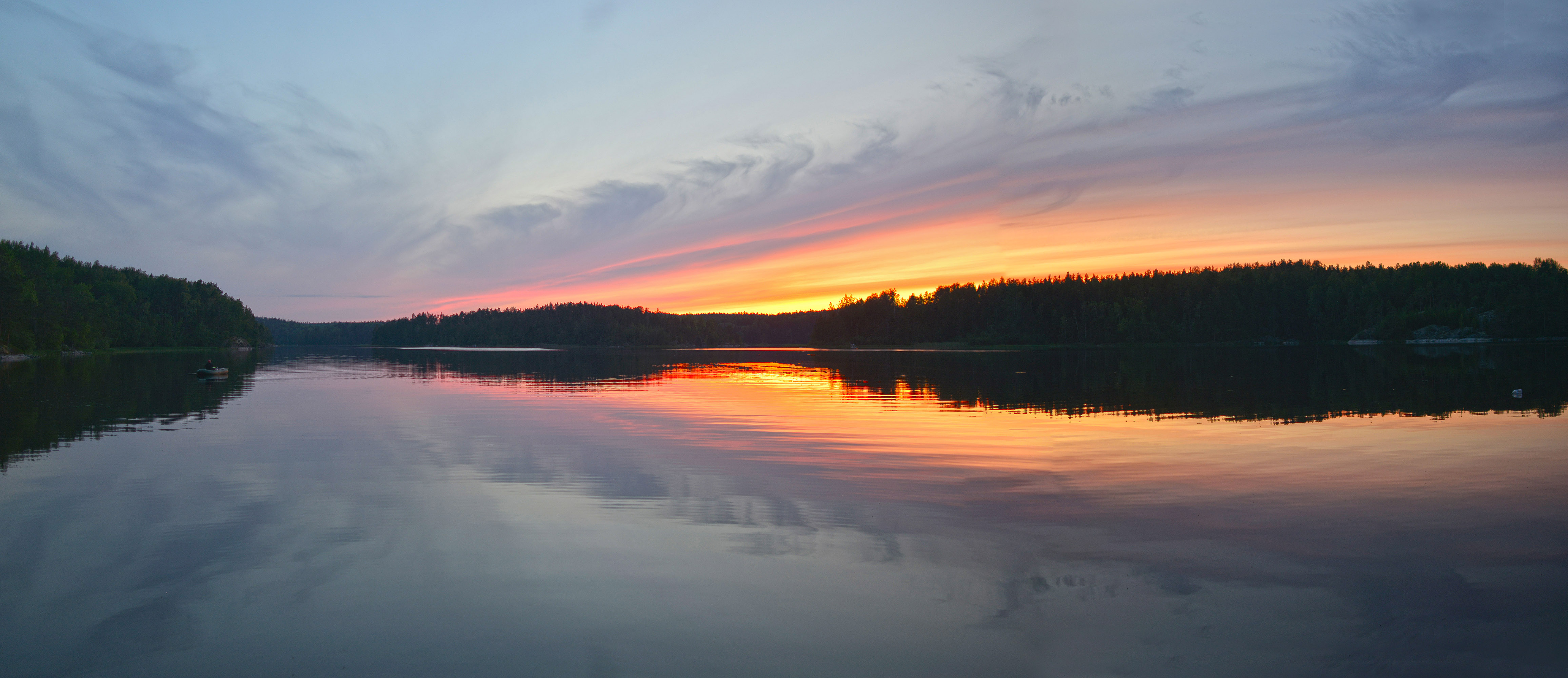 закат, карелия,ладога, Сергей Седов