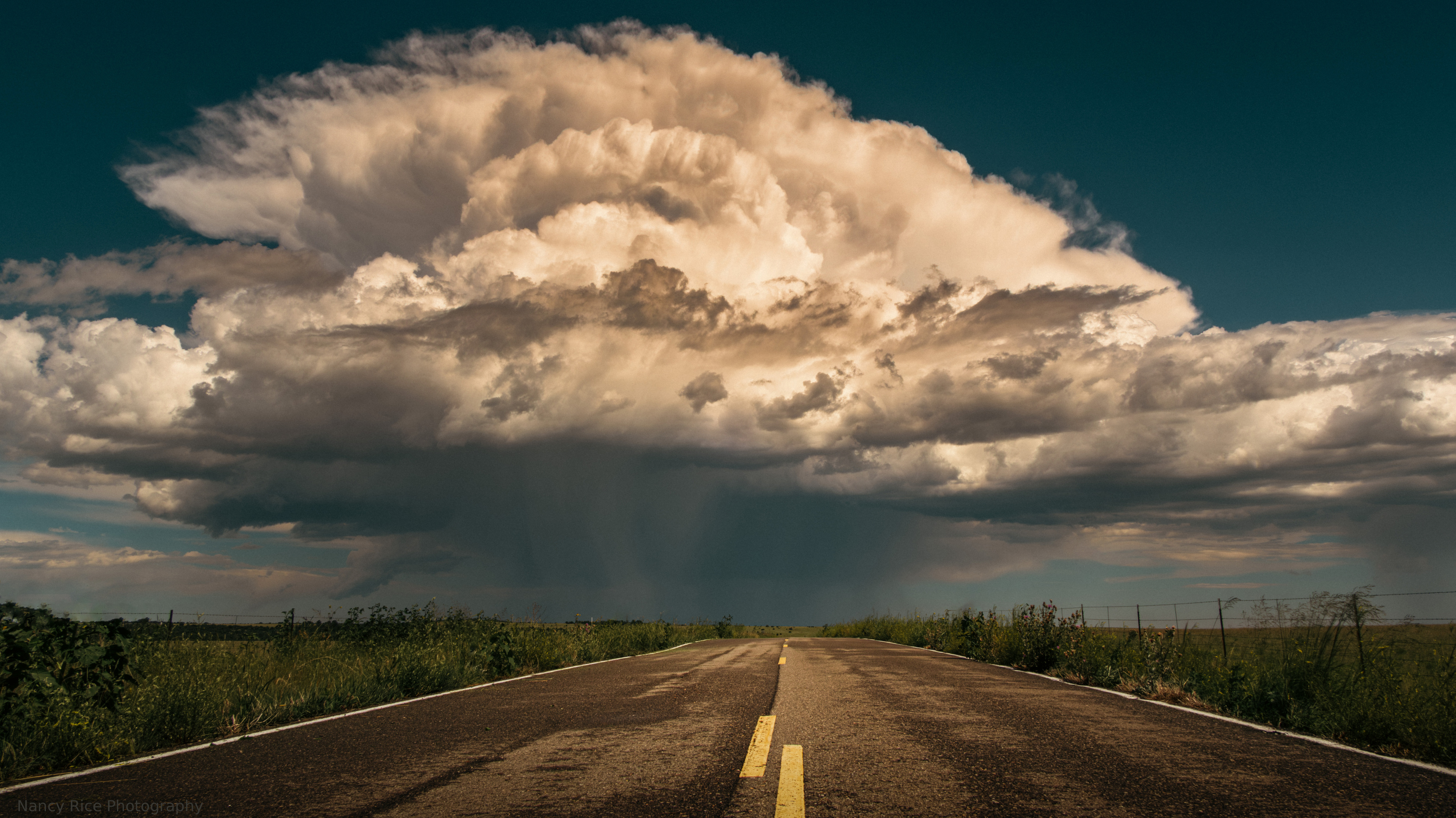 new mexico, usa, landscape, summer, nature, outdoors, clouds, cloud, sky, storm, thunderstorm, road, Nancy Rice