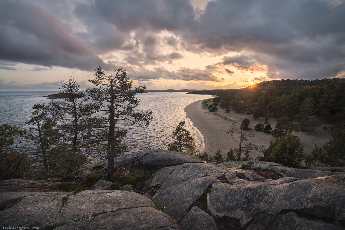 ладожские острова, карелия, ладога, шхеры, скалы, сортавала, койонсаари, пляж, Арсений Кашкаров