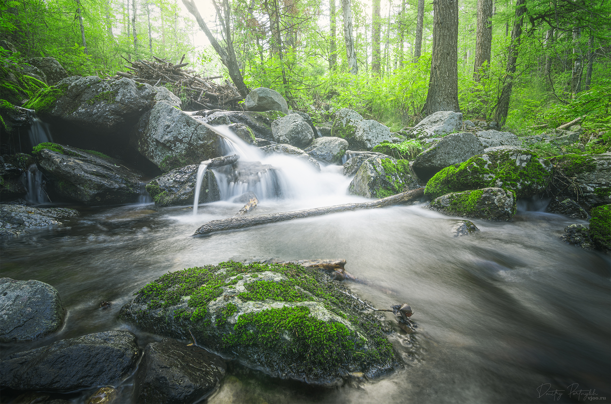 аршан, алханай, забайкалье, национальный парк, река, ручей, длинная выдержка, камни, забайкальский край, Портных Дмитрий