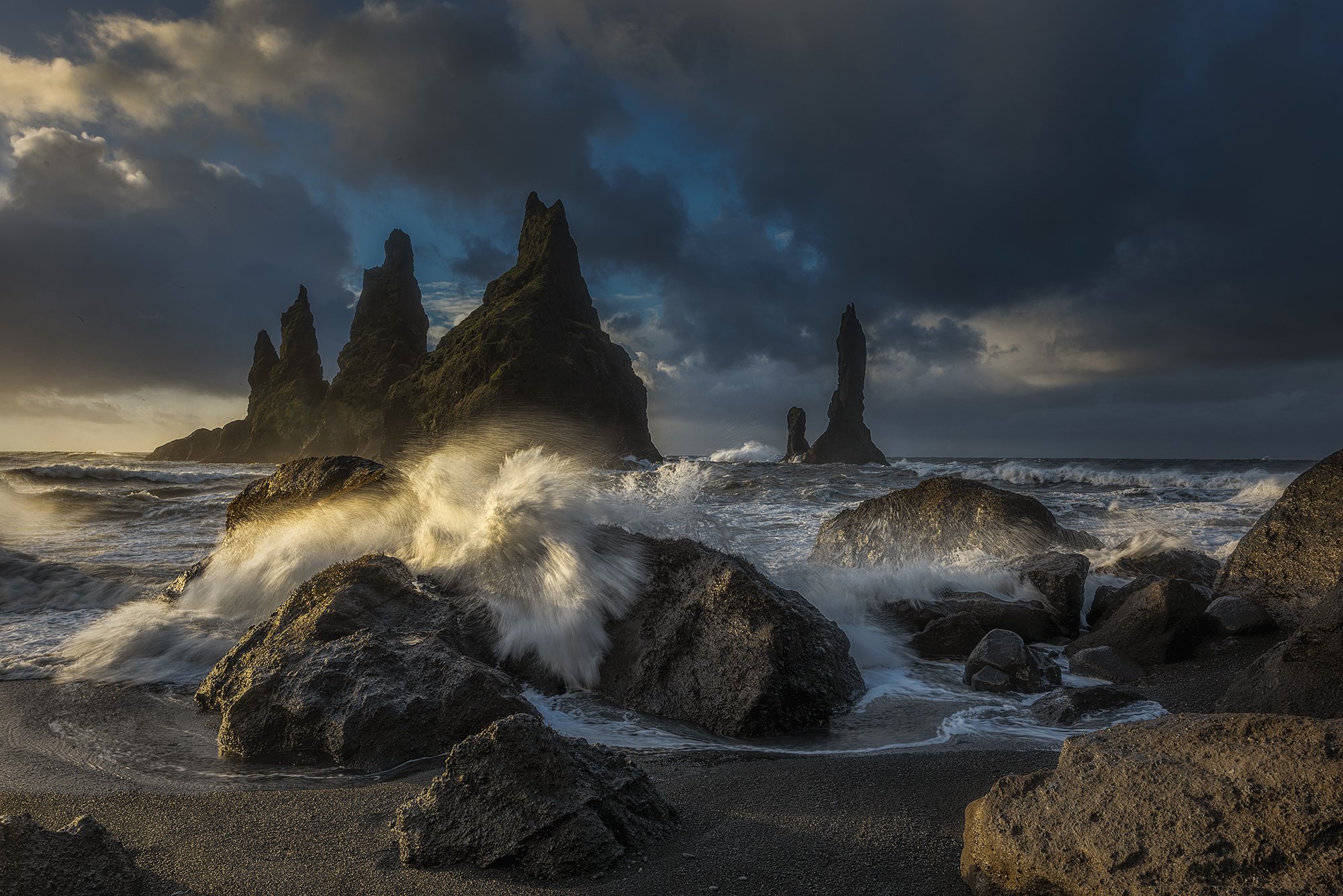 Iceland, Ocean, Reynisdrangar, Irinel Cirlanaru