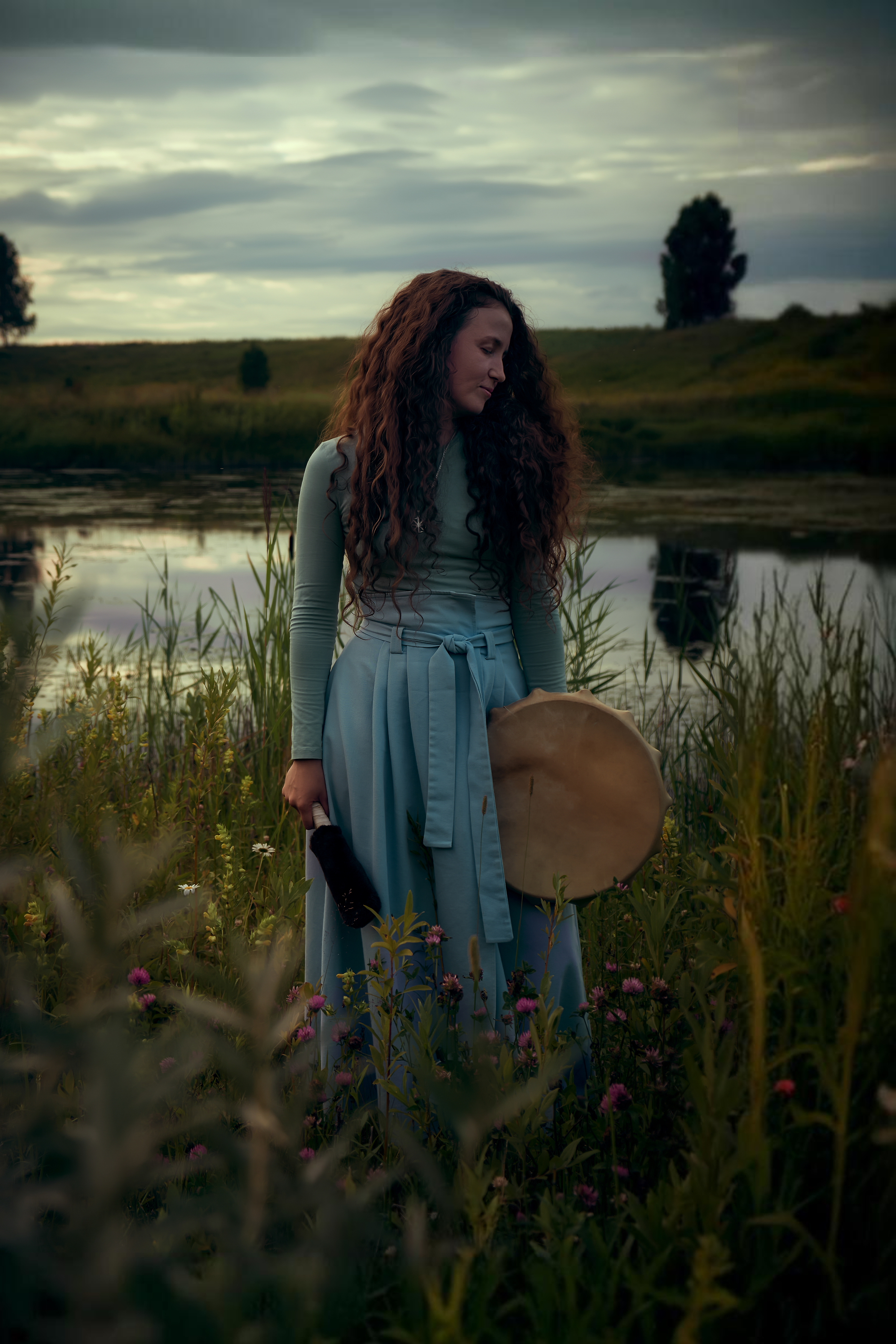 наяда, у озера, Мария Колчанова