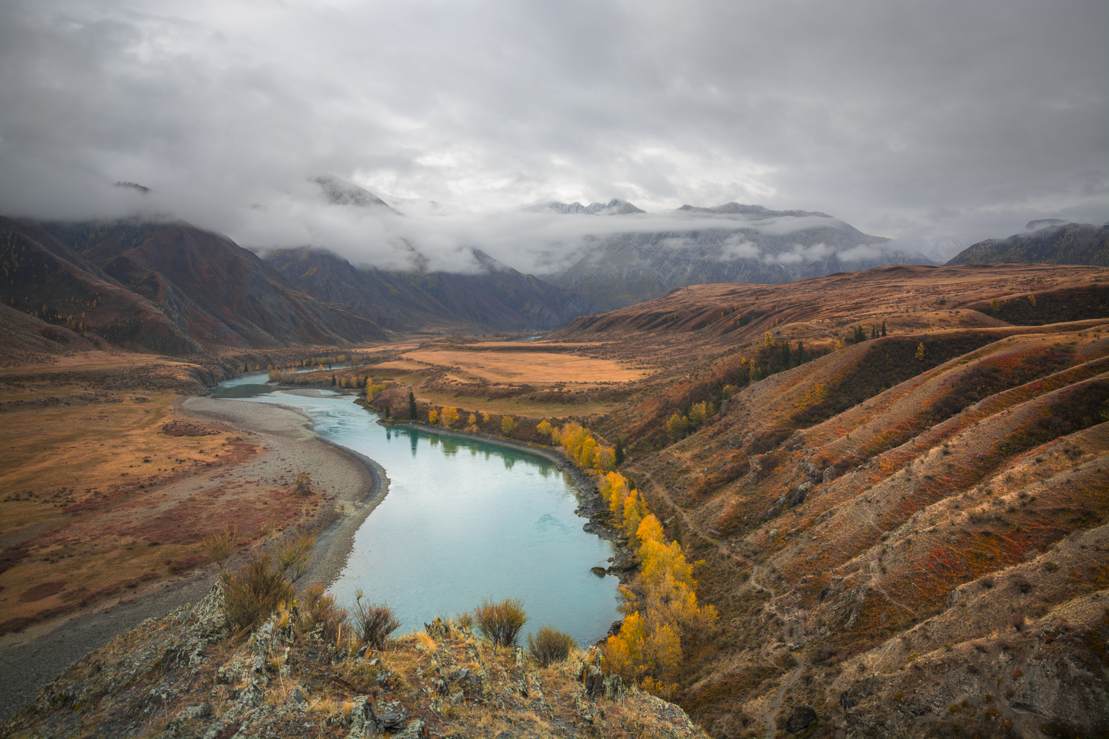 россия, горный алтай, река катунь, осень, Поляков Андрей