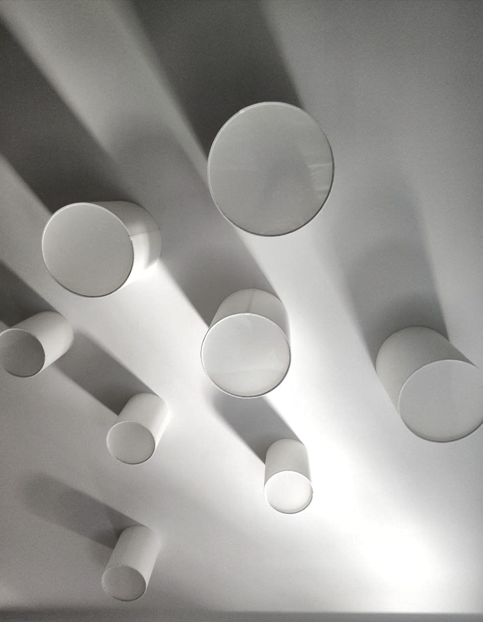 b&w, abstract, minimalism, ceiling, Karina Yakovleva