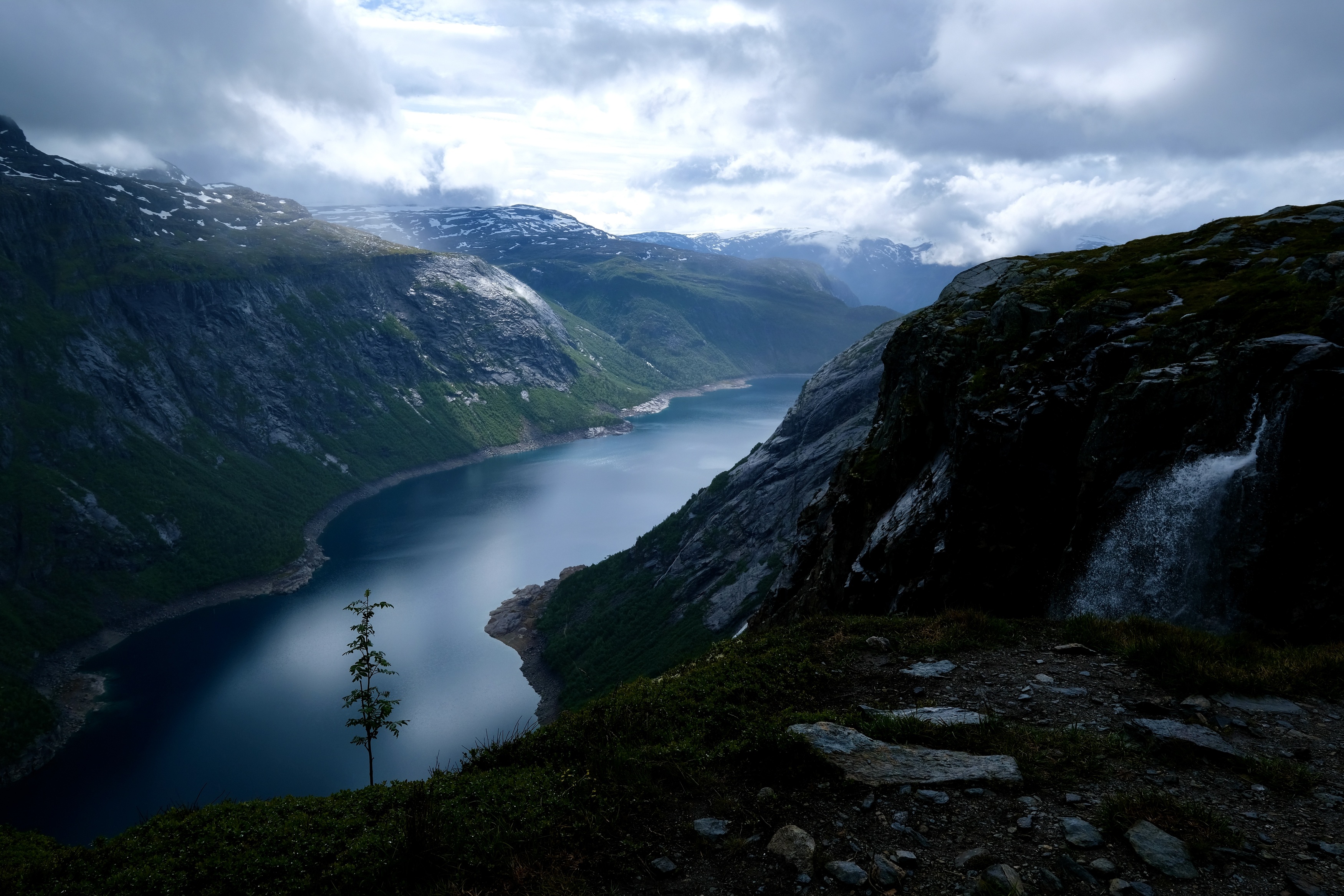 Landscapes, Fjord, Norway, Tree, Mood, Mountains, View, , Povarova Ree Svetlana