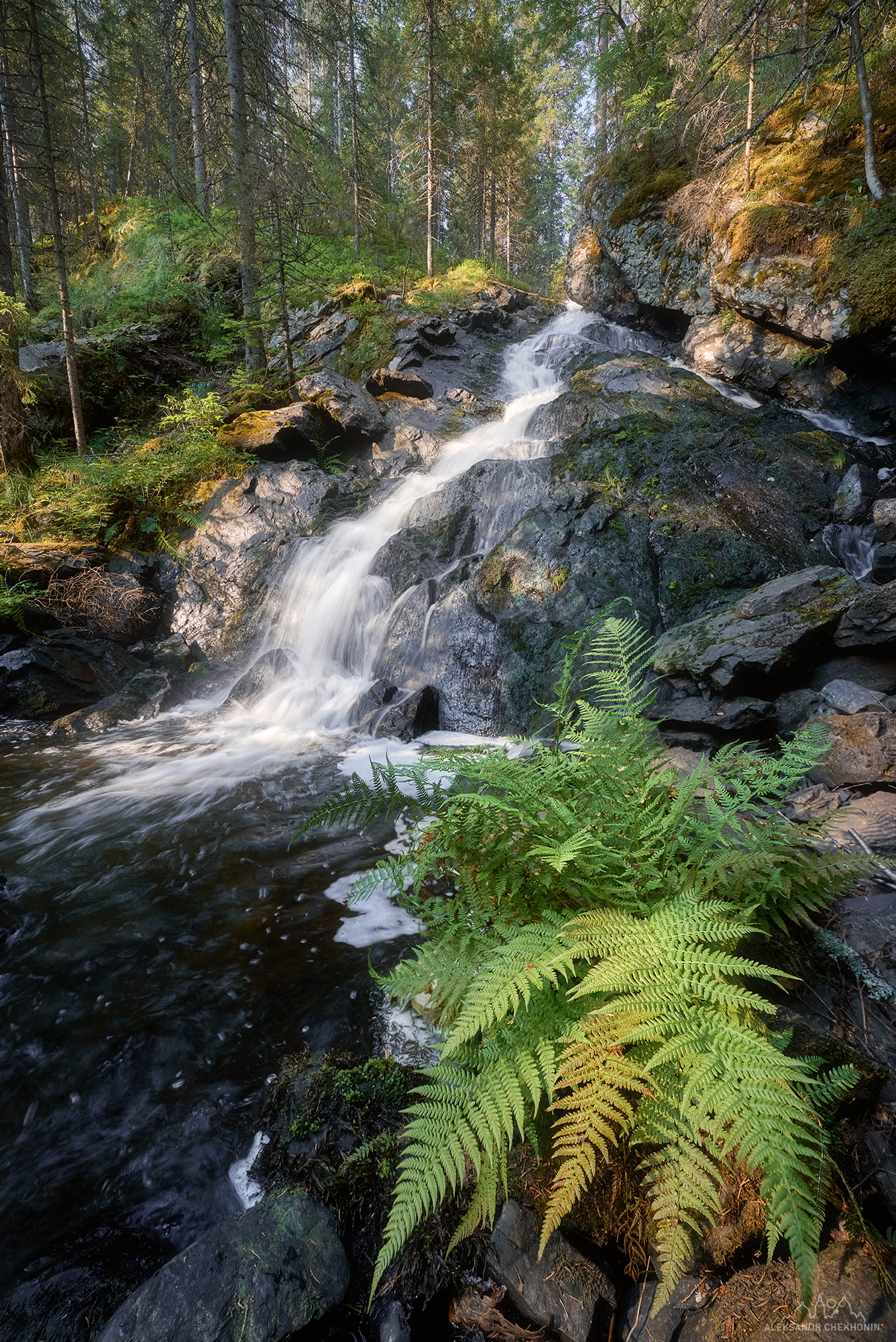 Карелия, водопад, Чехонин Александр