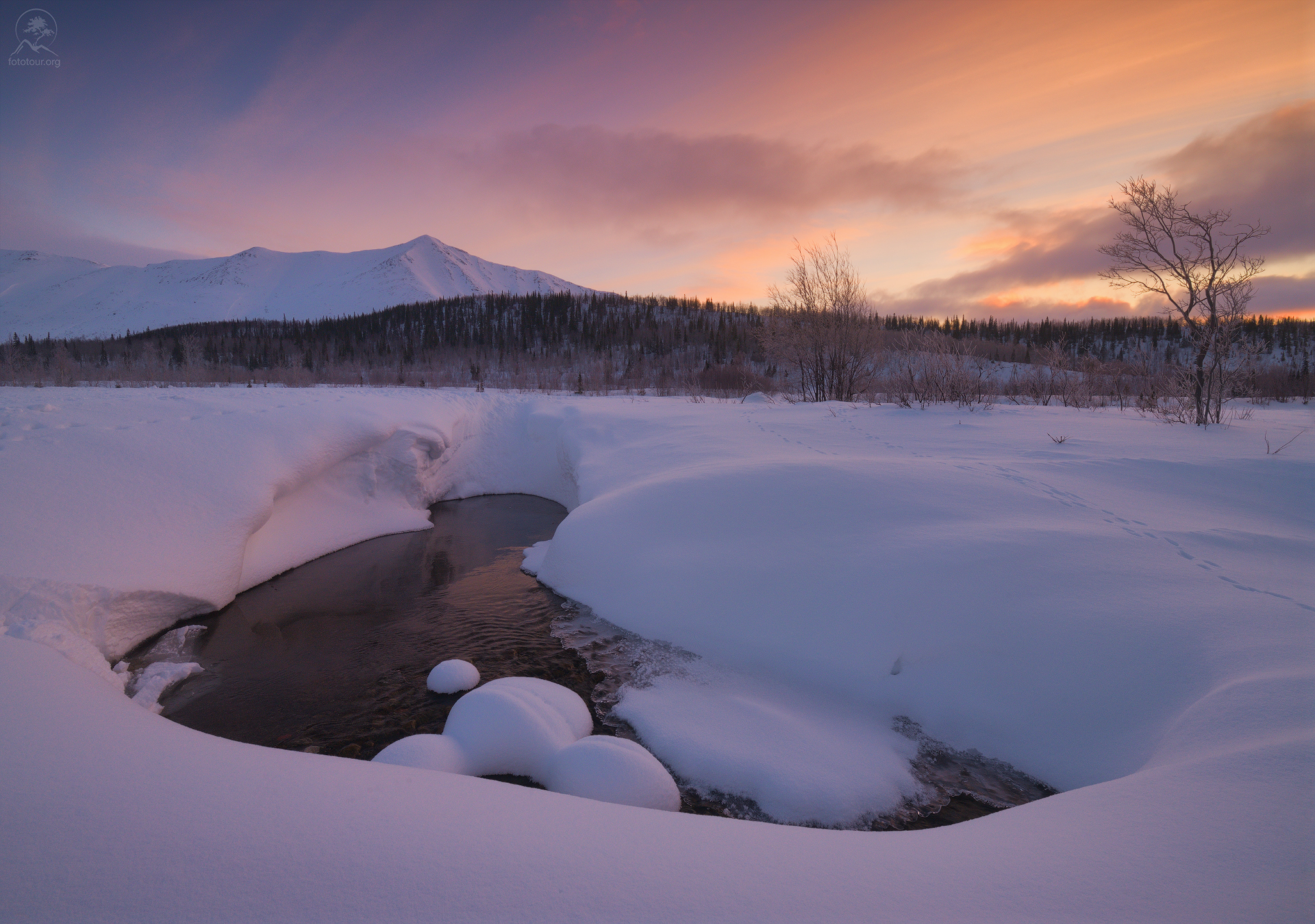 кольский, зима, фототур на кольский, мурманская область, речки, зимний кольский, хибины, Гордиенко Анатолий