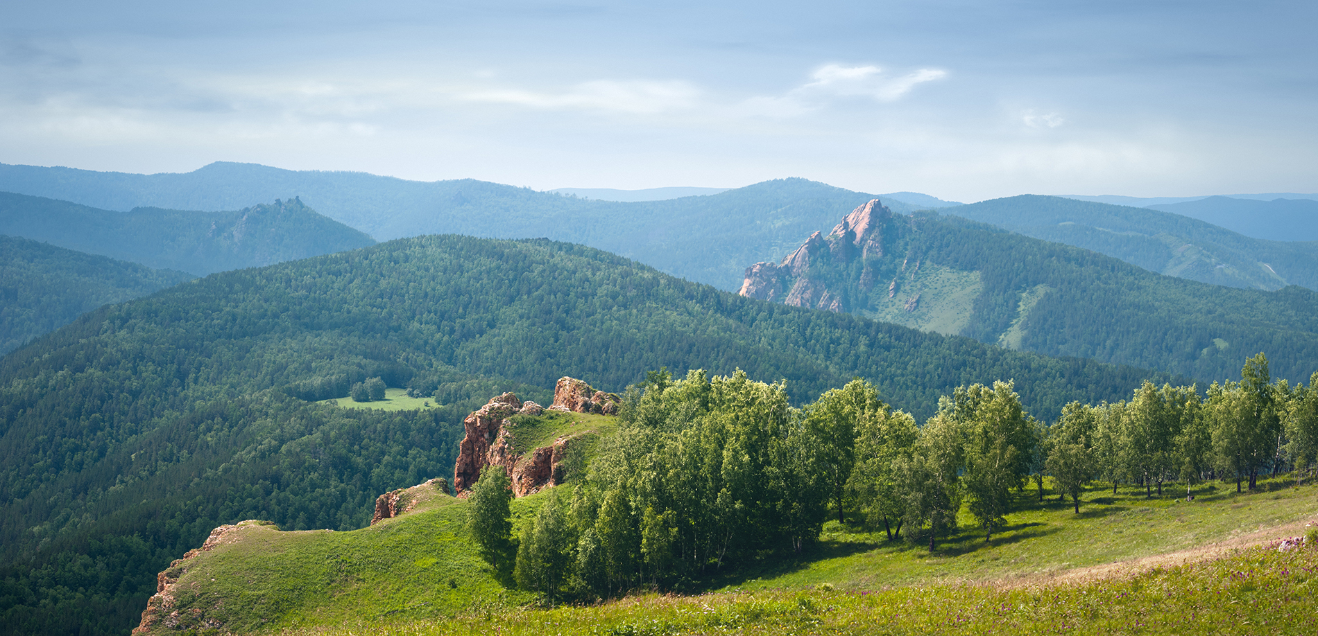 пейзаж, природа, столбы, красноярск, горы, скалы, панорама, Антипов Дмитрий