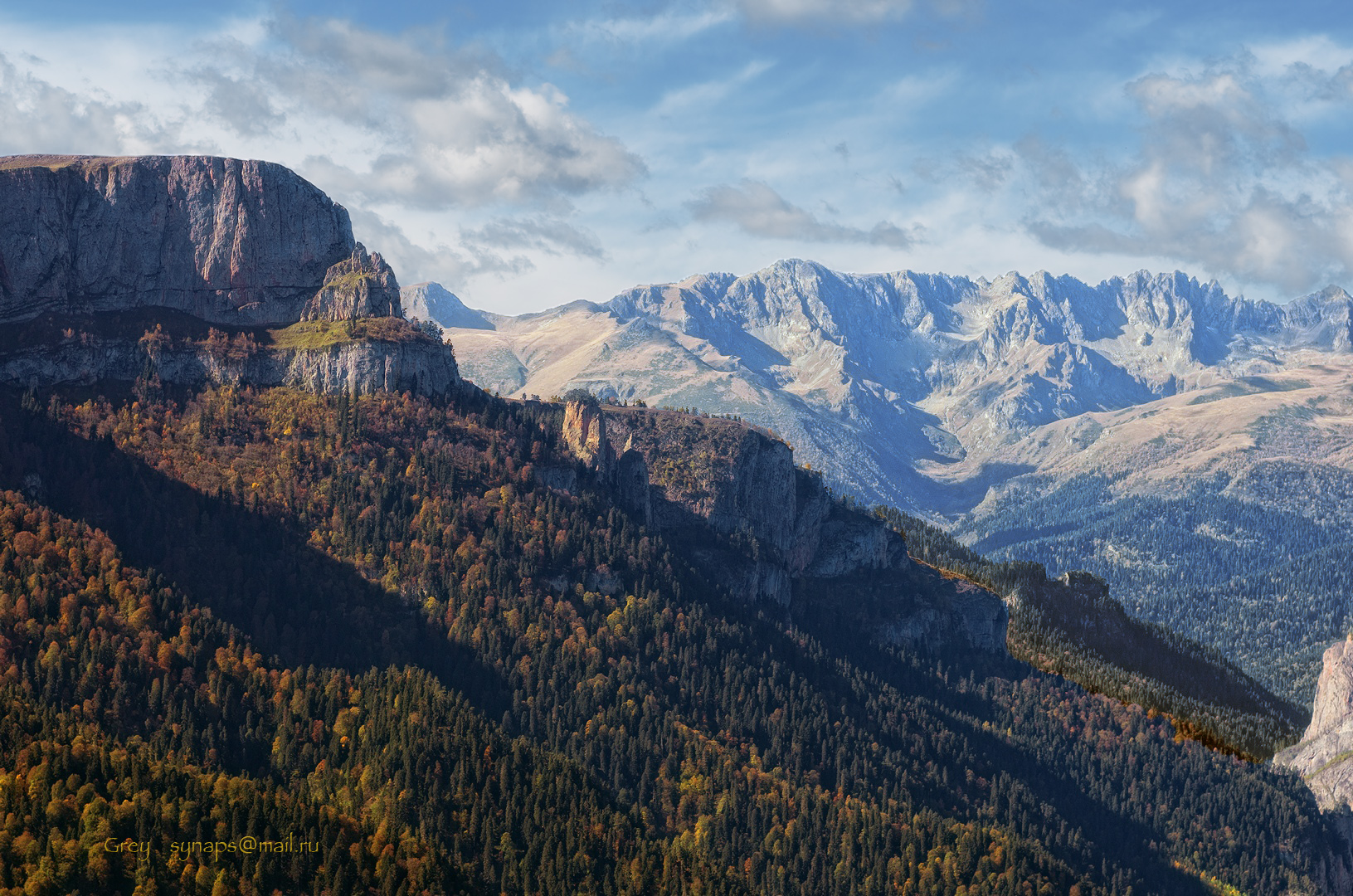 горы лес скалы бамбаки трю уруштен, Сергей Павлов