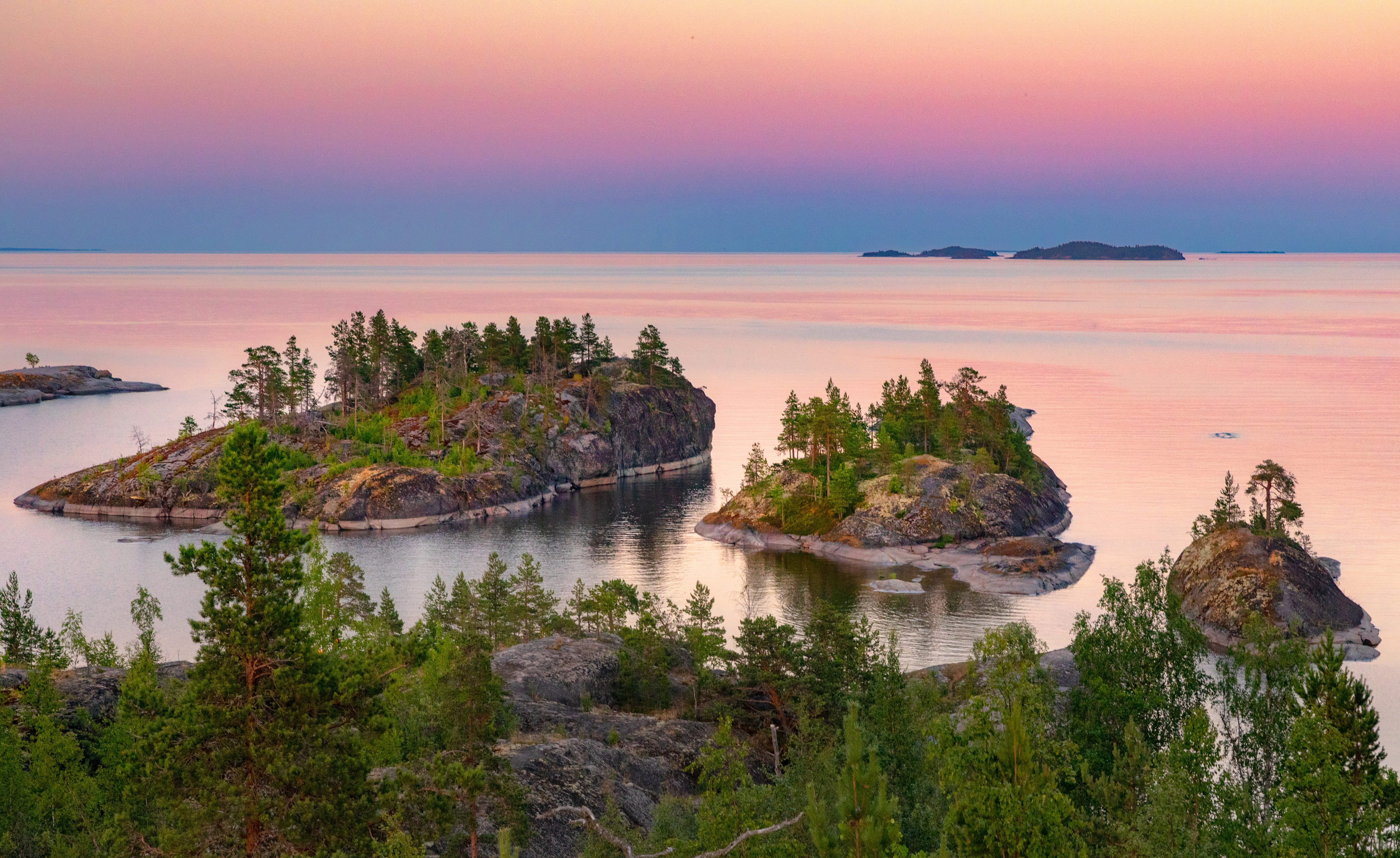 abashkin sergey, абашкин сергей, природа, forest, nature, пейзаж, озеро, ладога, остров, облака,  острова, скалы, небо,  россия, Абашкин Сергей