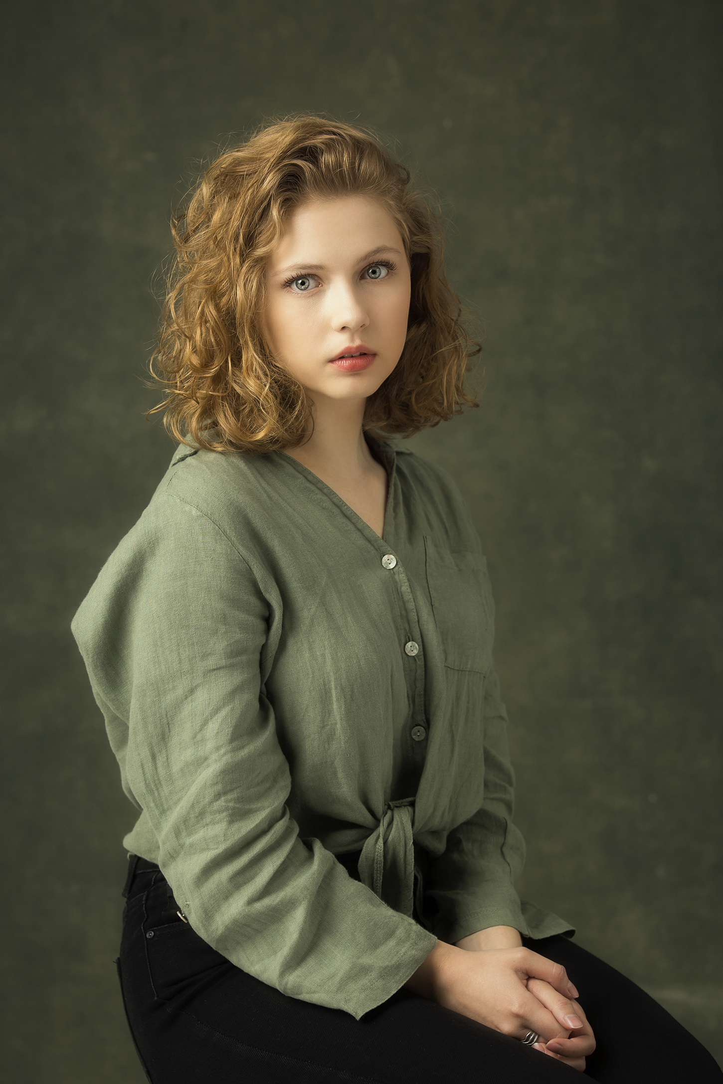 портрет, девушка, Алексей Назаров