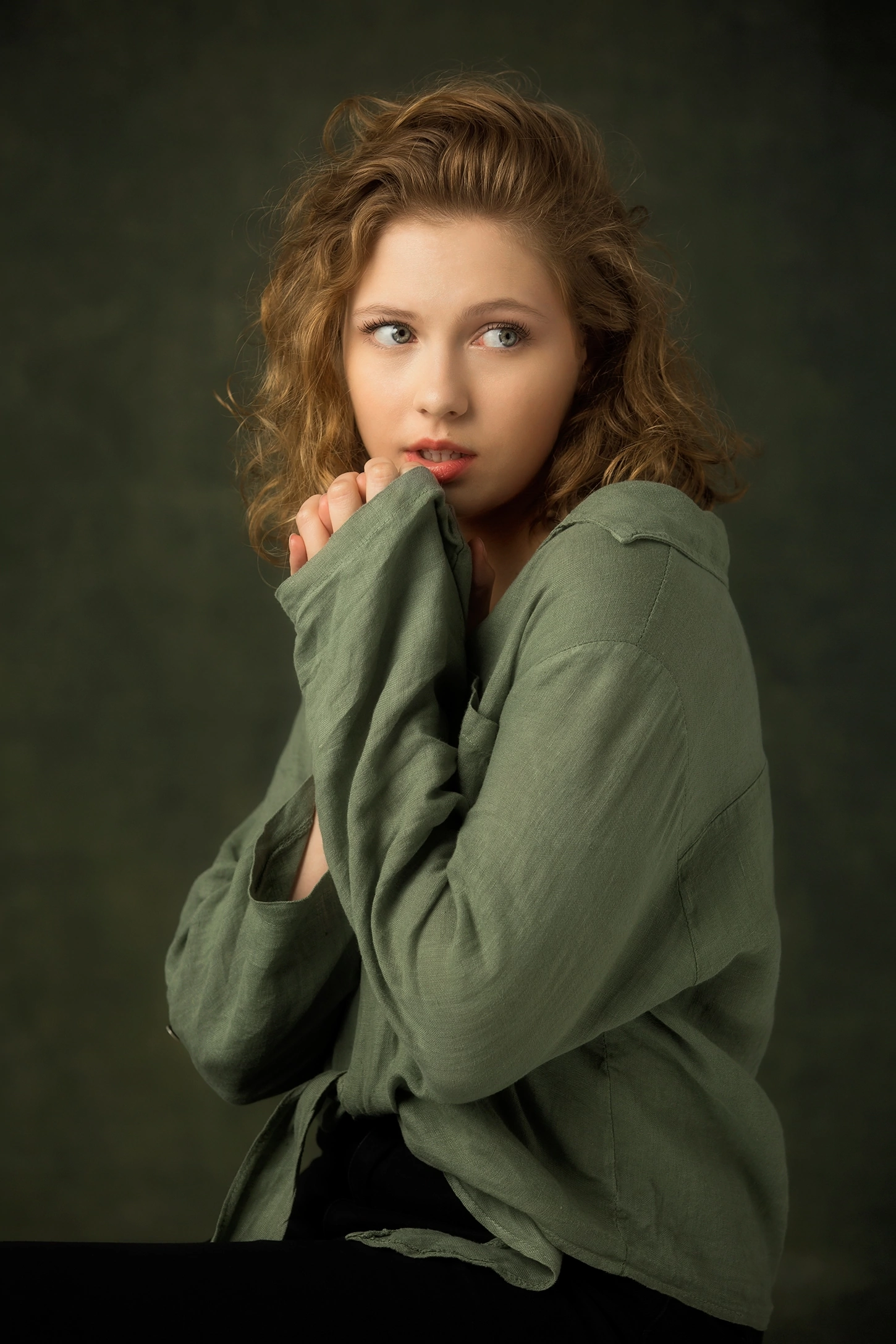 портрет, девушка, Алексей Назаров