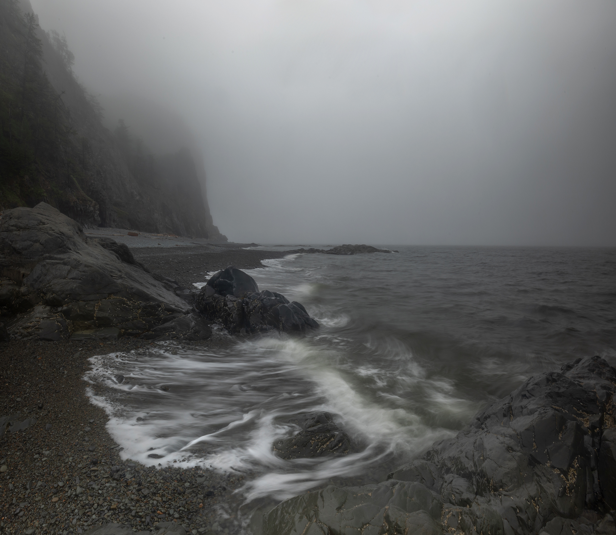 шантарские острова, медвежий, природа, шантары, охотское море, туман, Павел Ващенков