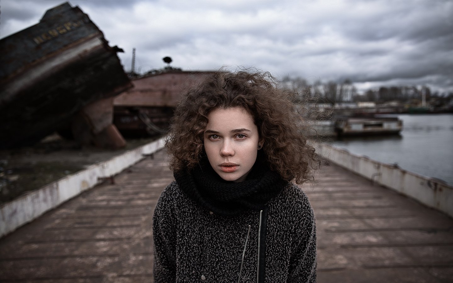 Girl, Portrait, Rust, Владимир Галяк