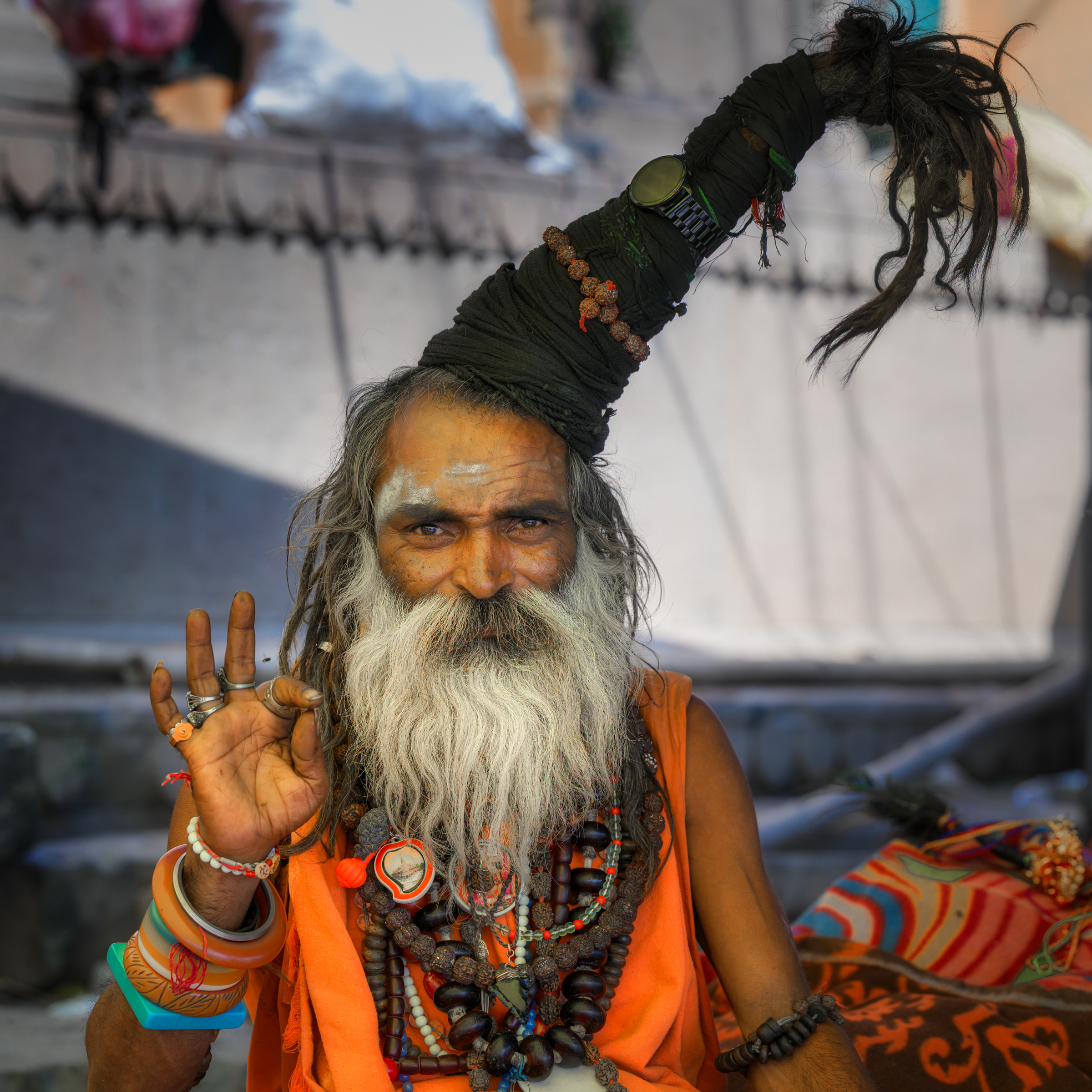 индия, стрит, india, varanasi, варанаси, портрет, сатху, мужчина, Kaznov Stanislav