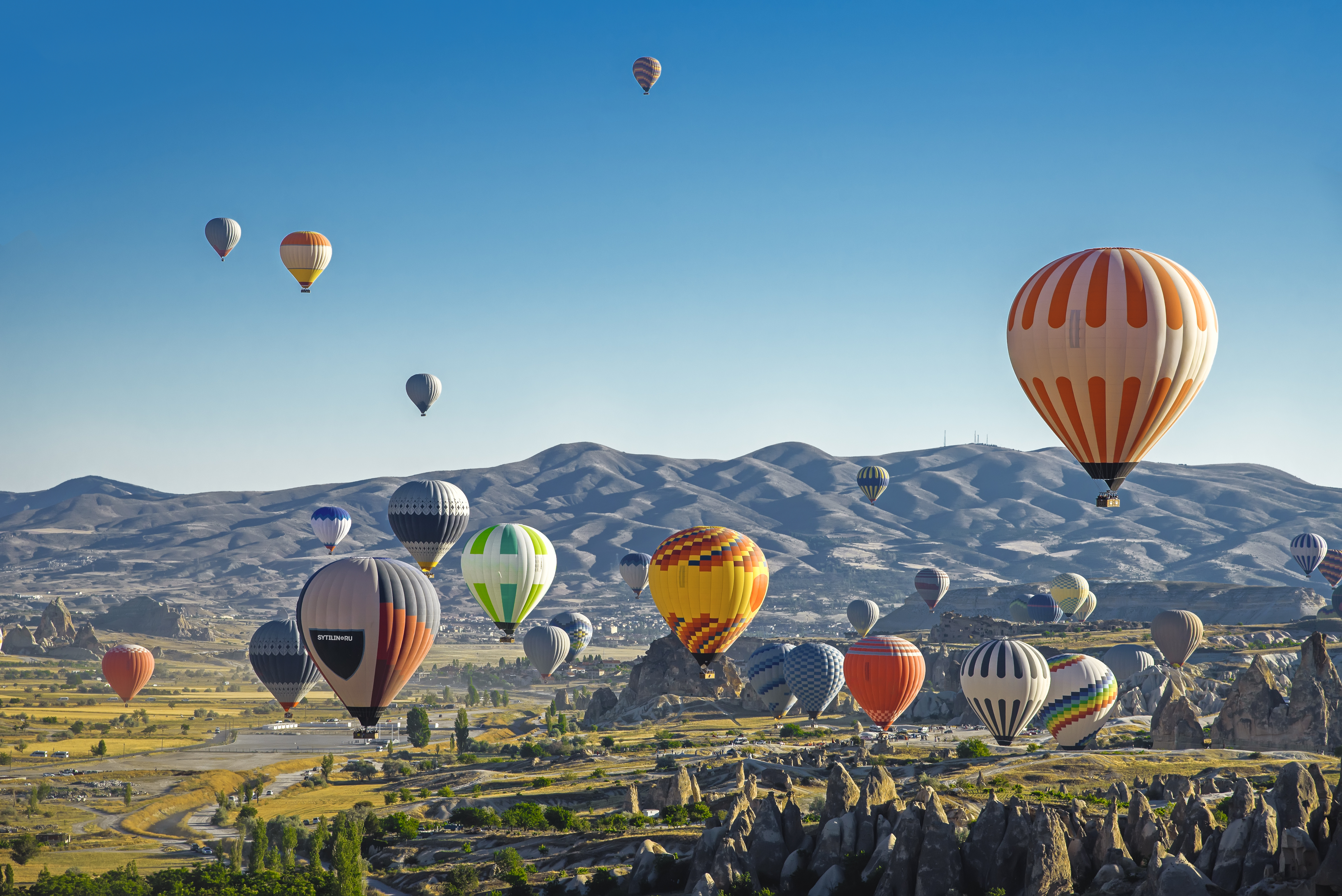 каппадокия, турция, воздушные шары, воздухоплавание, фестиваль, разноцветный, путешествие, экскурсия, поездка, тур, фон, романтичный, небо, пейзаж, достопримечательность.,, Сытилин Павел