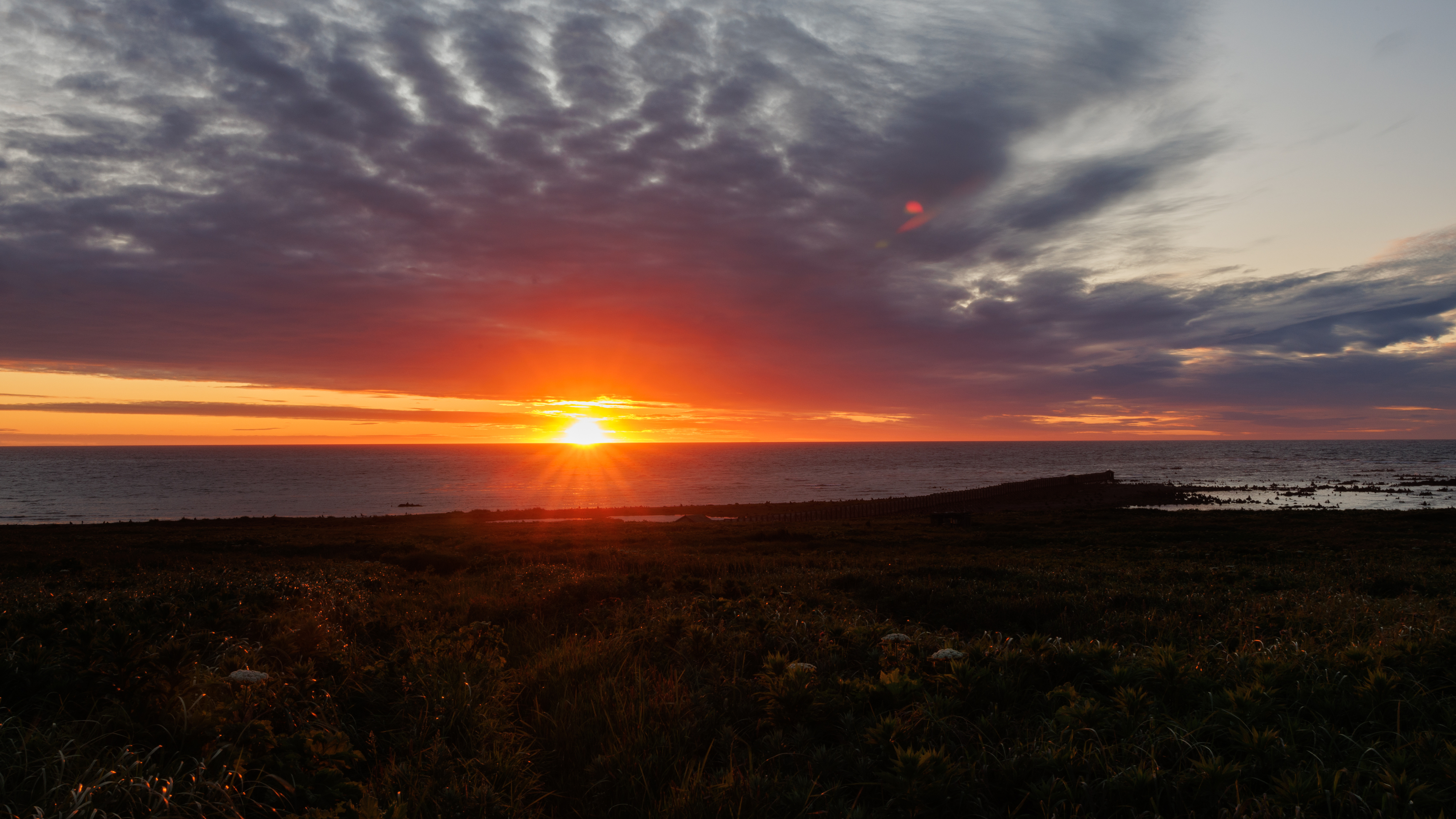 закат, командорские острова, 2025,северное лежбище, остров беринга, камчатка, Vladimir goiiiguk