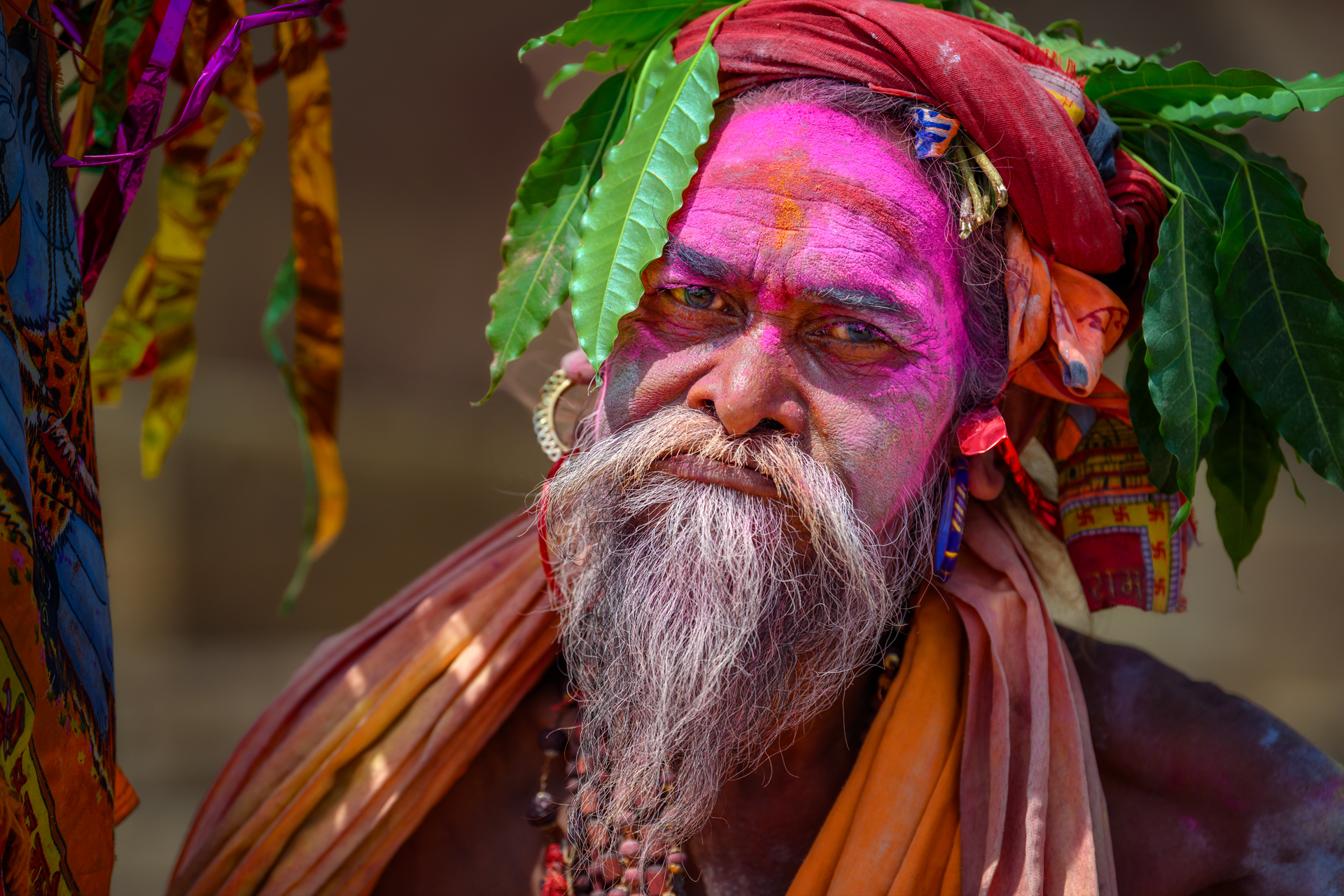 индия, стрит, india, varanasi, варанаси, портрет, сатху, мужчина, Kaznov Stanislav