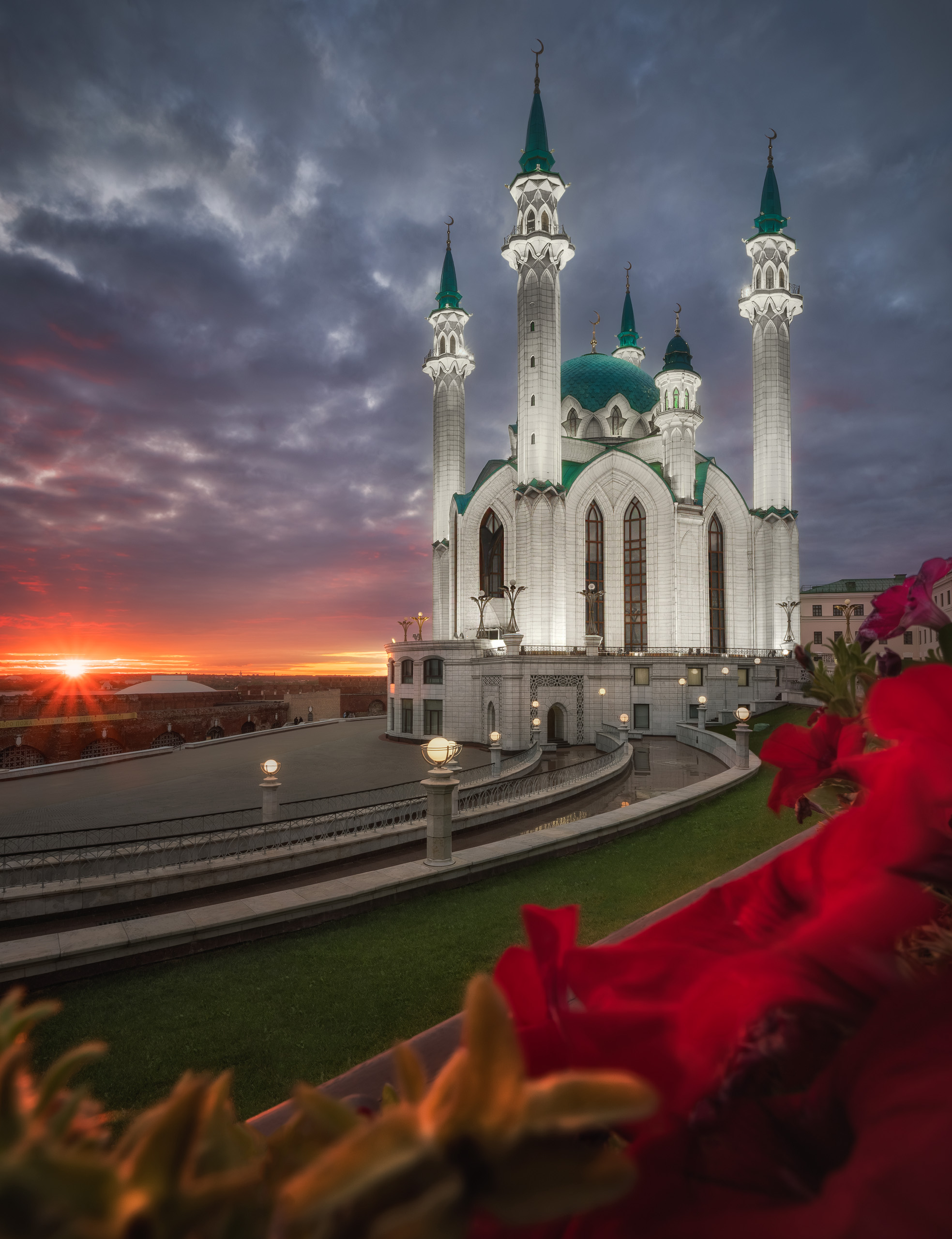 казань, закат, казанский кремль, кул-шариф,  Алексей