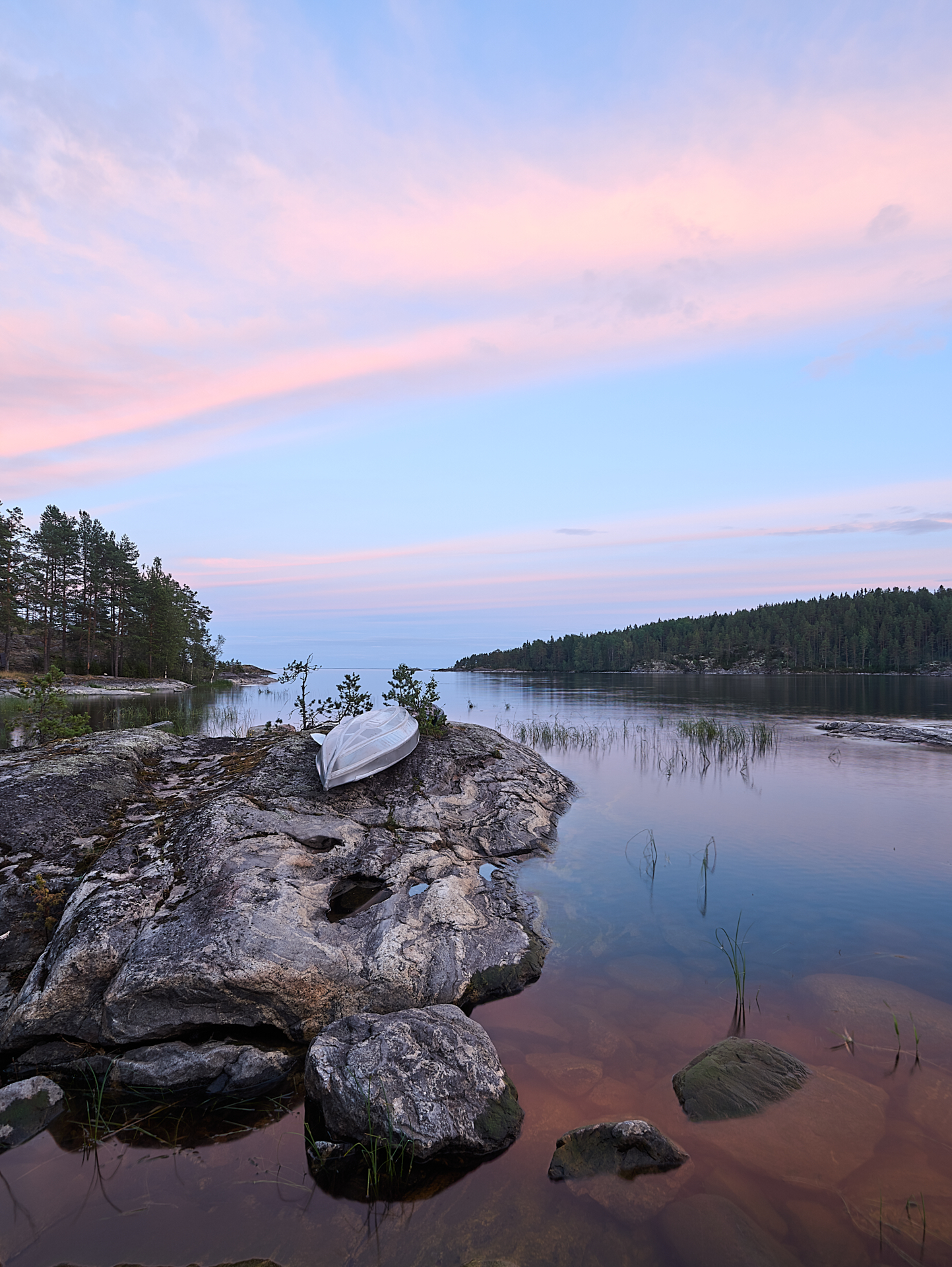 ладога, закат, Михаил