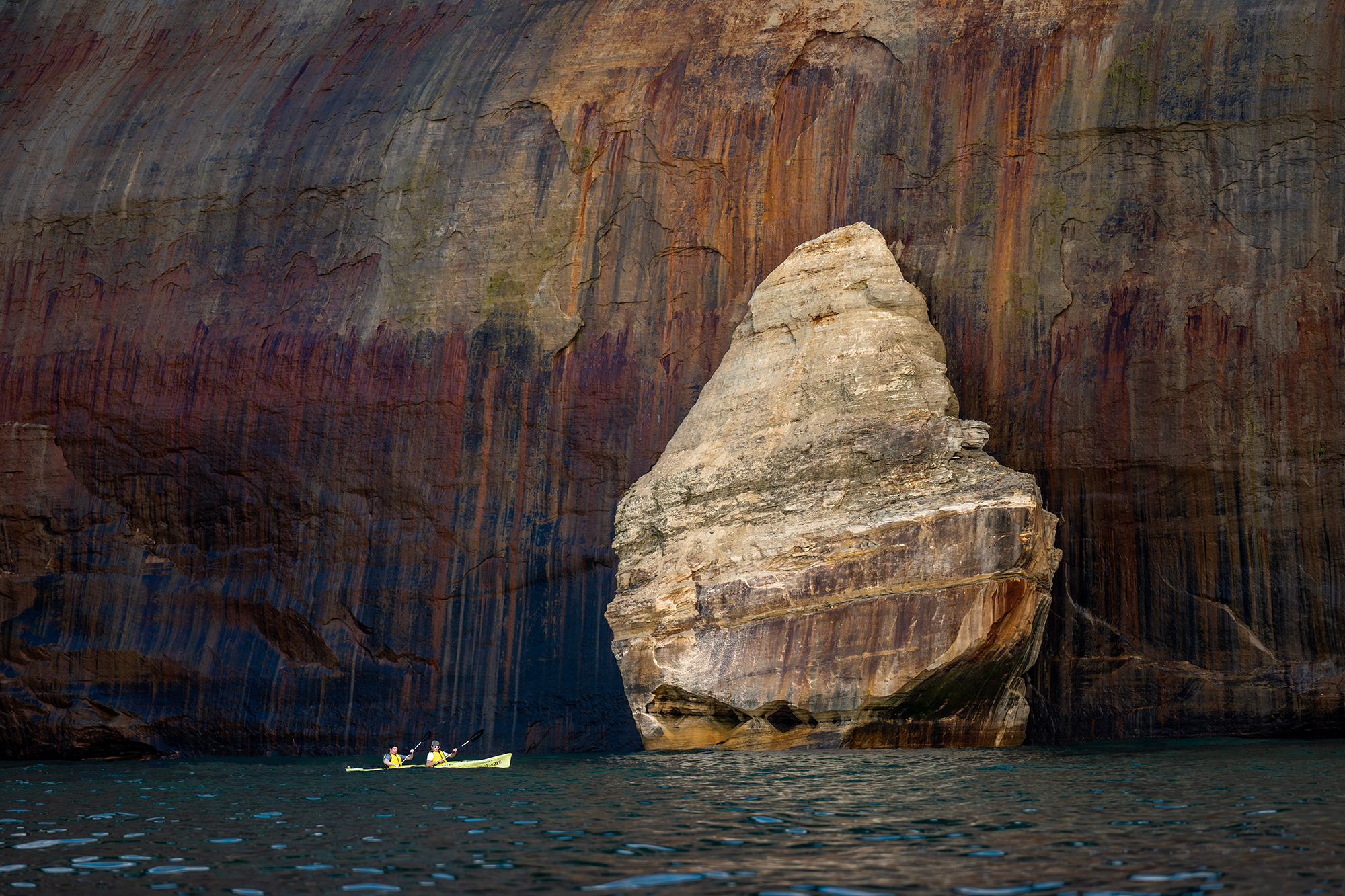 lake superior, upper peninsula of michigan, pictured rocks, Vorobeychik Vladimir
