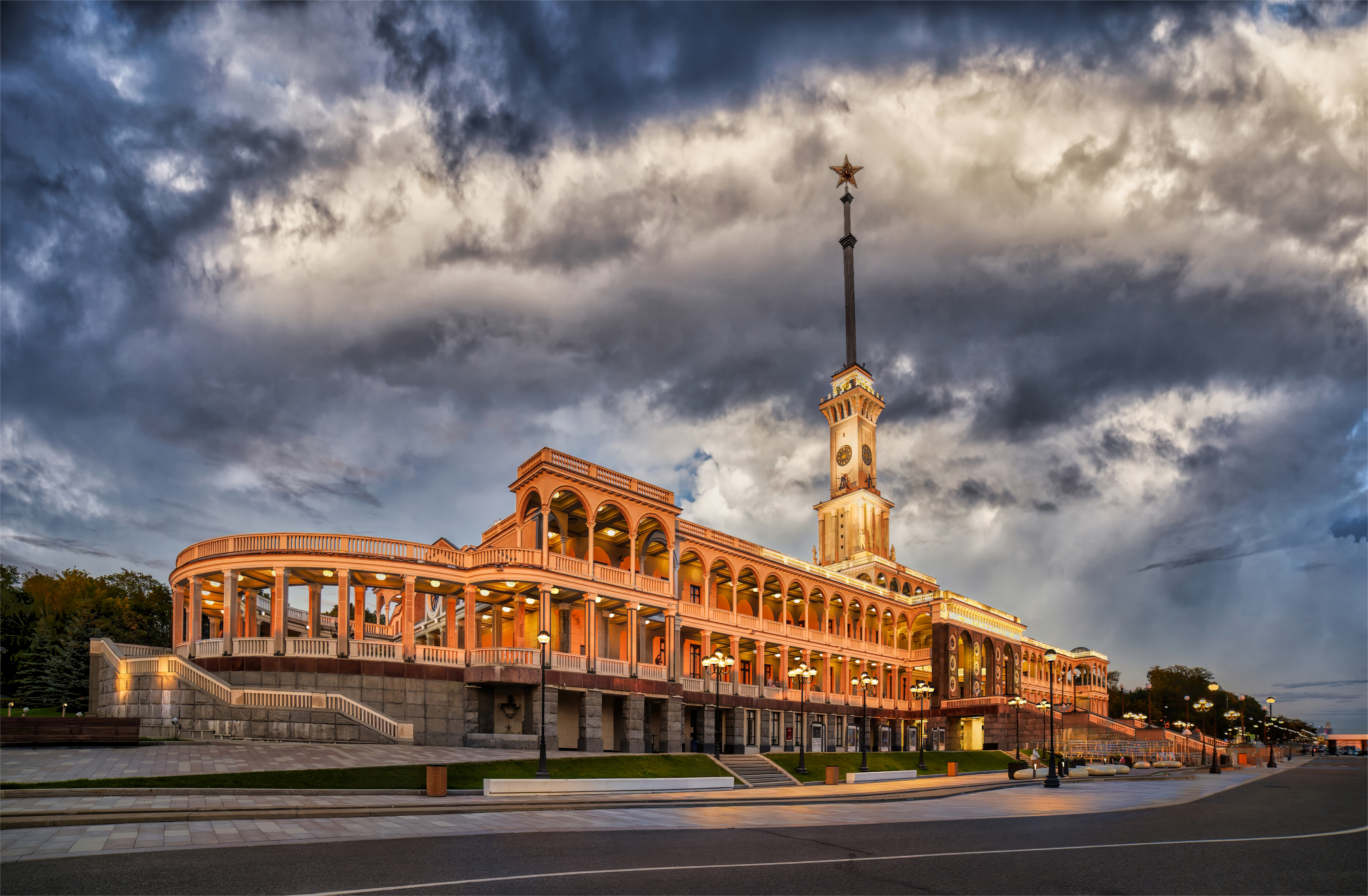 москва, вечер, город, архитектура, небо, Михаил Кудрявцев