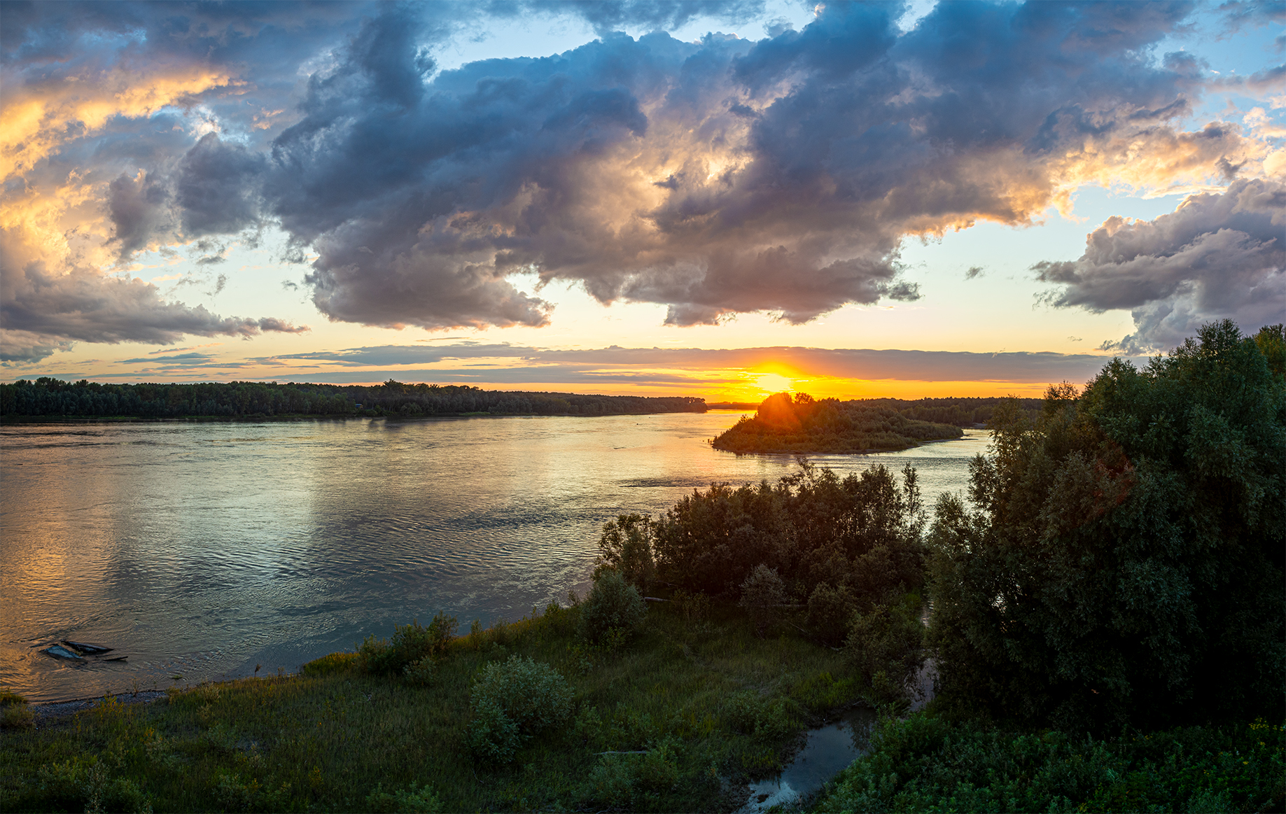 катунь, перед, слиянием, с, бией, Татаркин Вячеслав