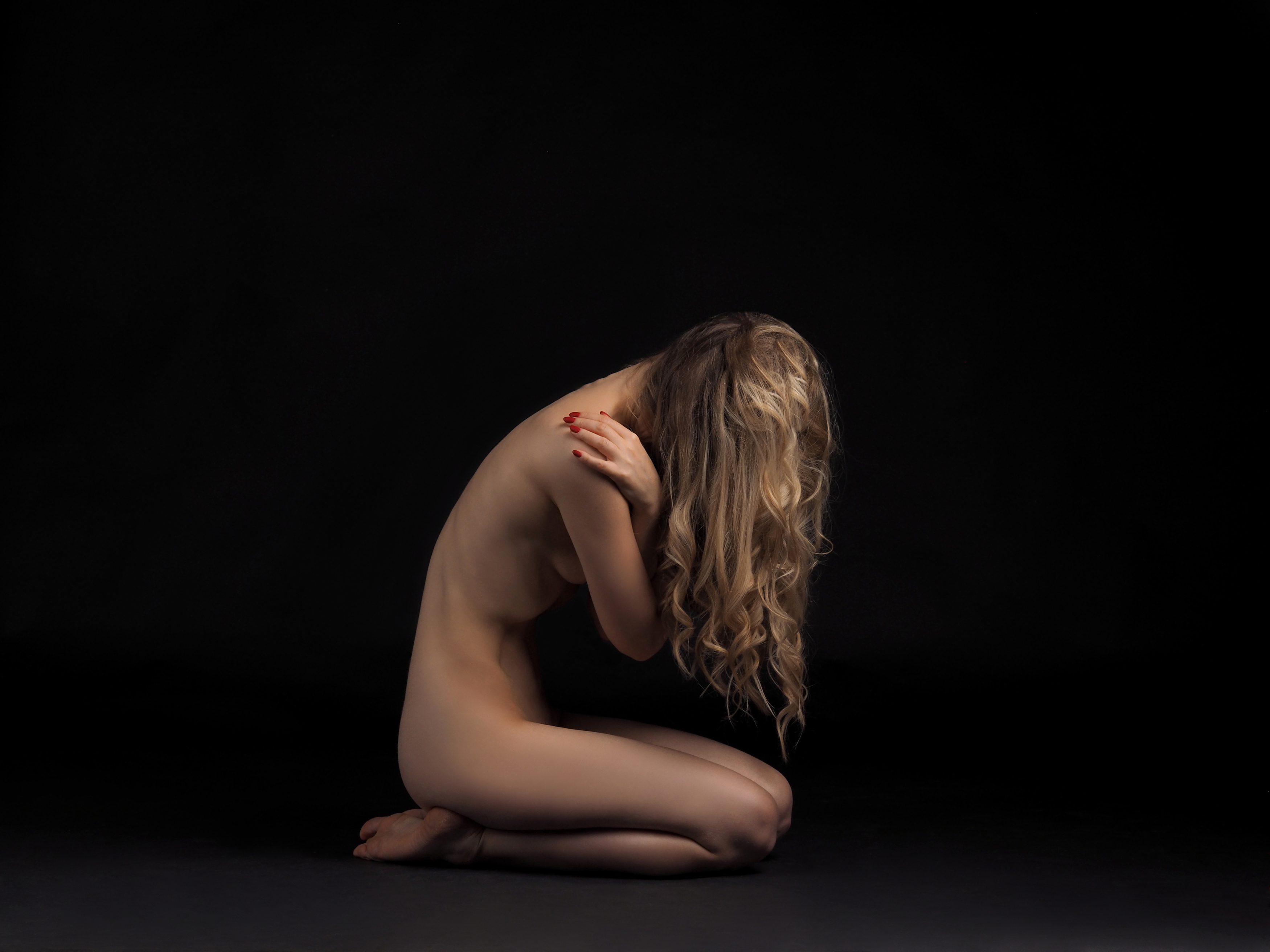 Девушка, ню, обнажённая, прекрасная, изящная, ню, инкогнито, Вязовцев Андрей