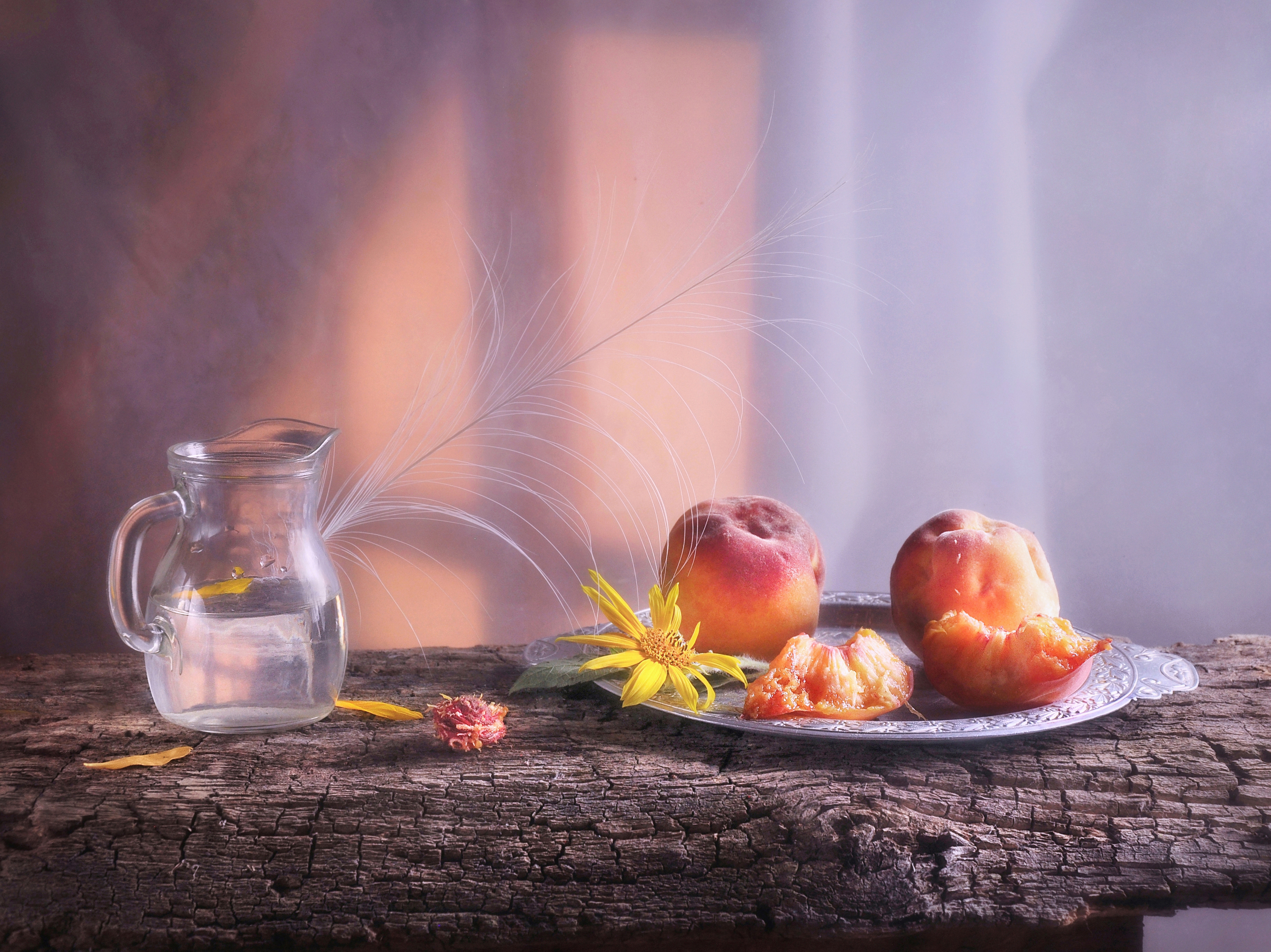 натюрморт, персики, лето, плоды, still life, summer sweets , Буглак Инна