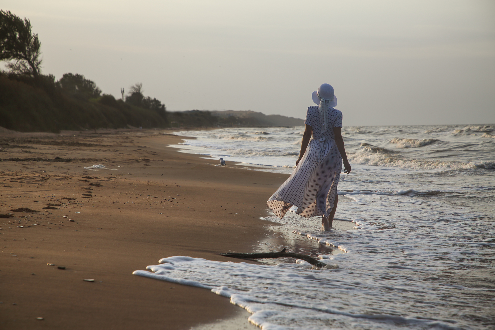 море, волны, пейзаж, вода, облака, тучи, вечер, Мурзинов Виктор