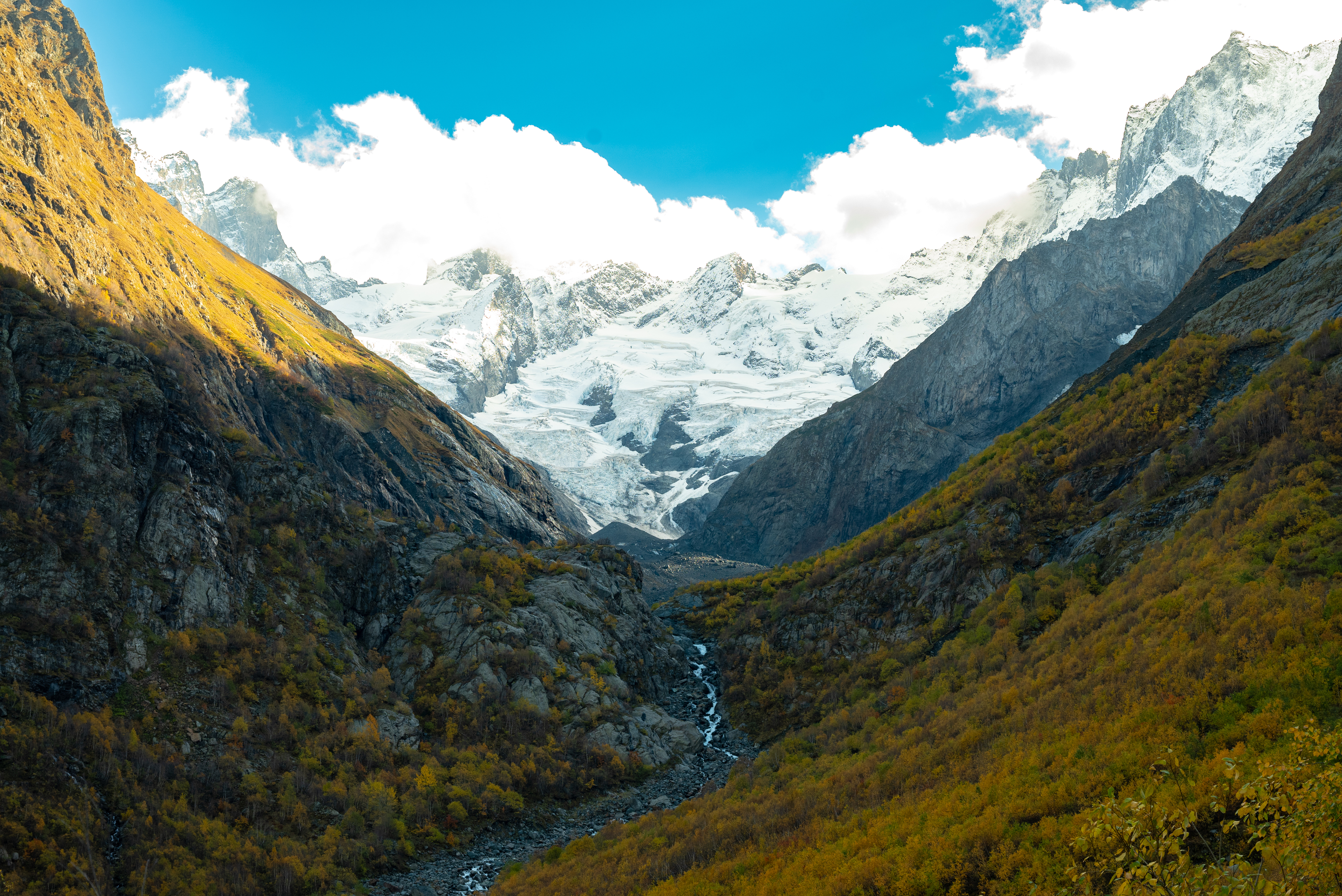 Домбай, горы, осень, Пустынников Михаил