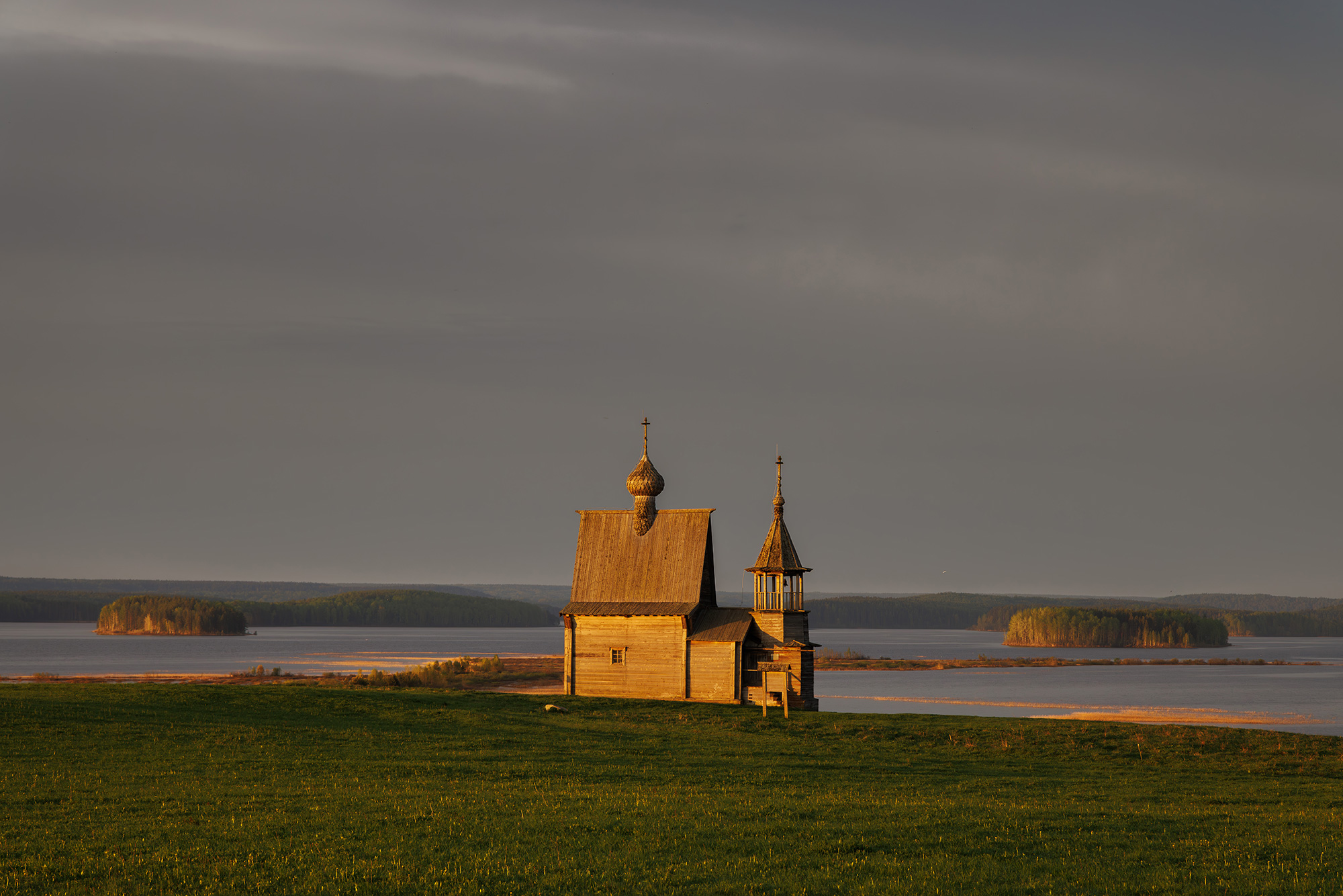 вершинина, утро. часовня, Морозов Сергей