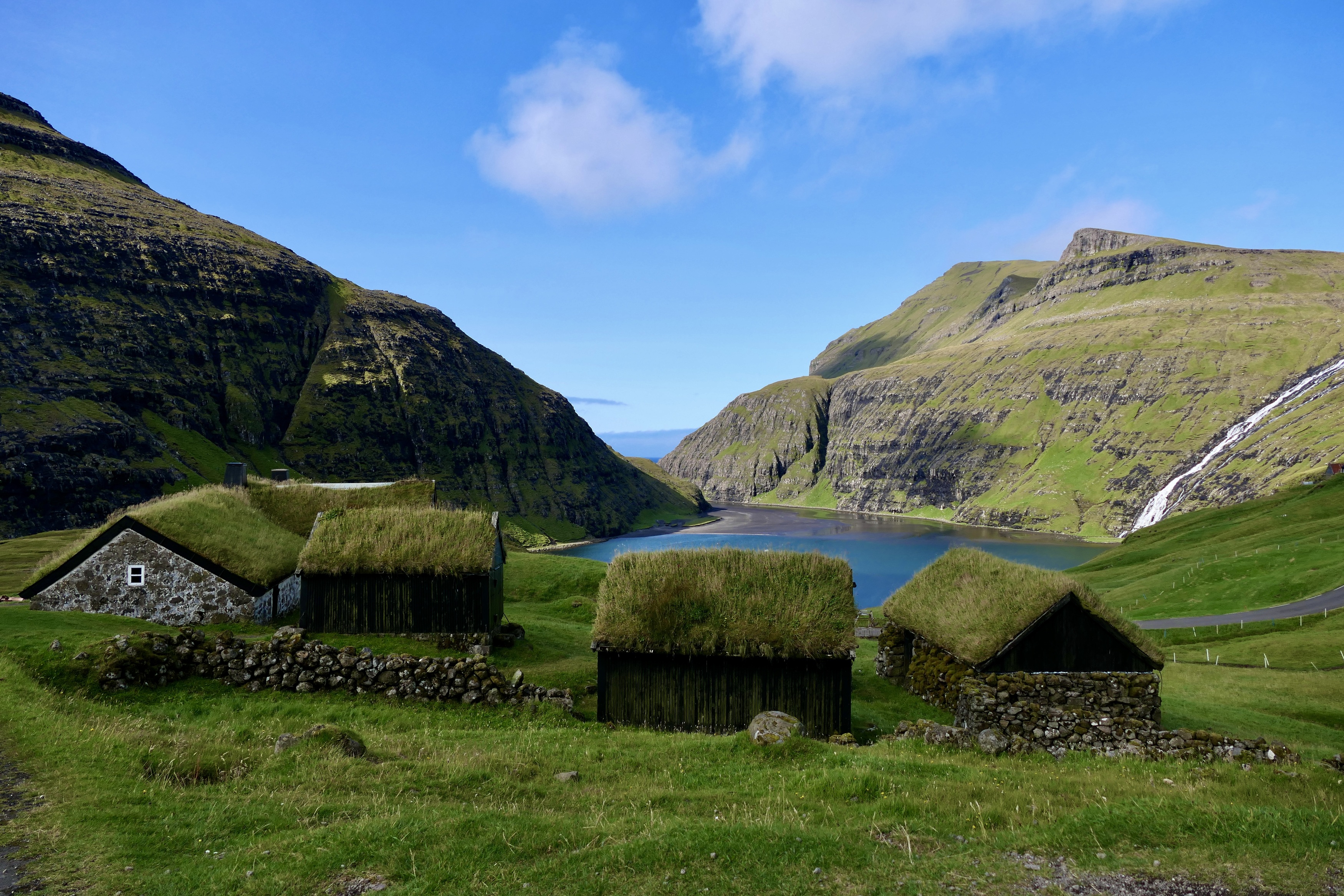 Landscapes, Faroe Island, Saksun, Фарерские острова, Архитектура, Старая деревня, , Povarova Ree Svetlana