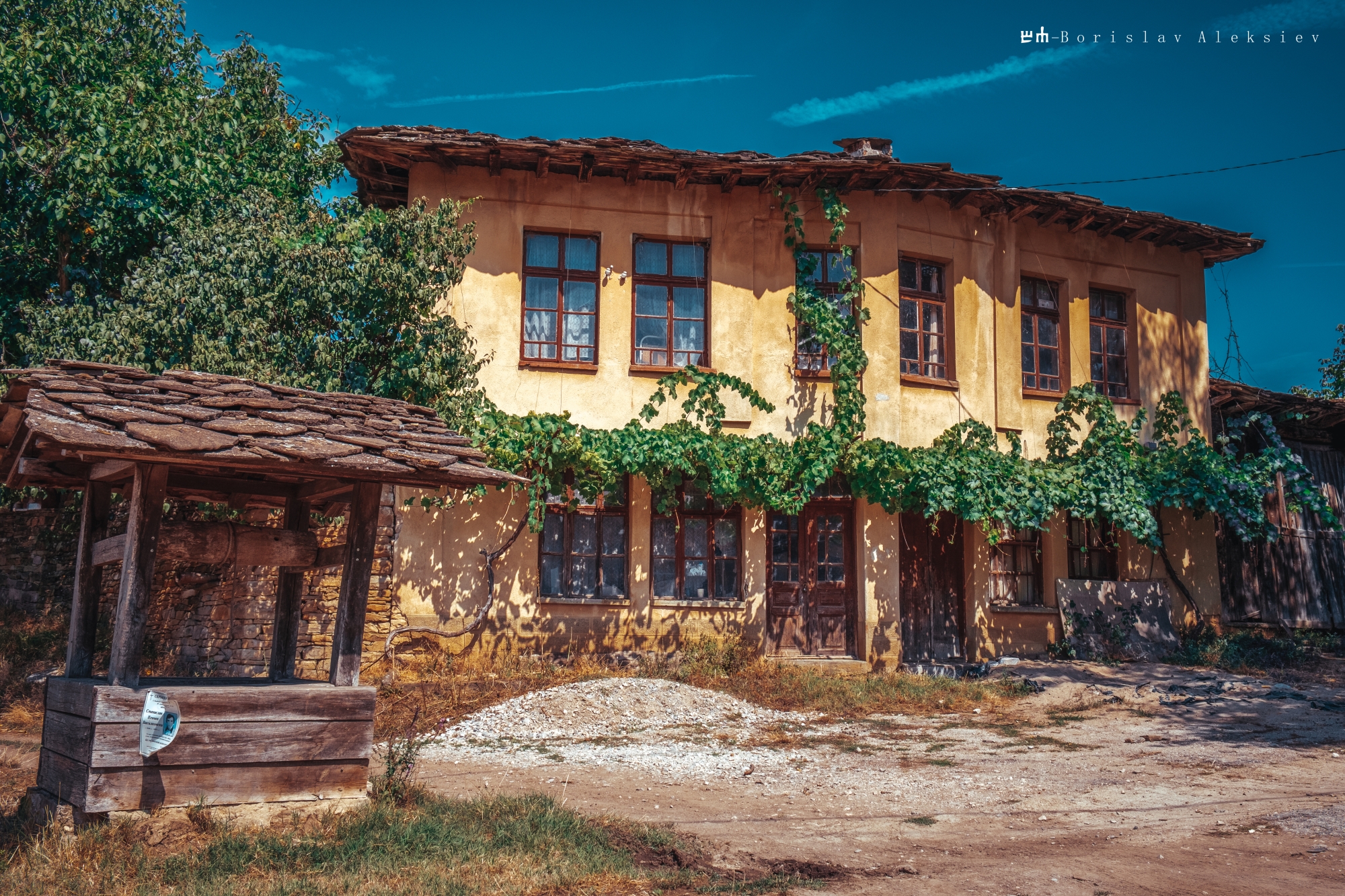 старо стефаново,българия,old,building,light,blue, Алексиев Борислав