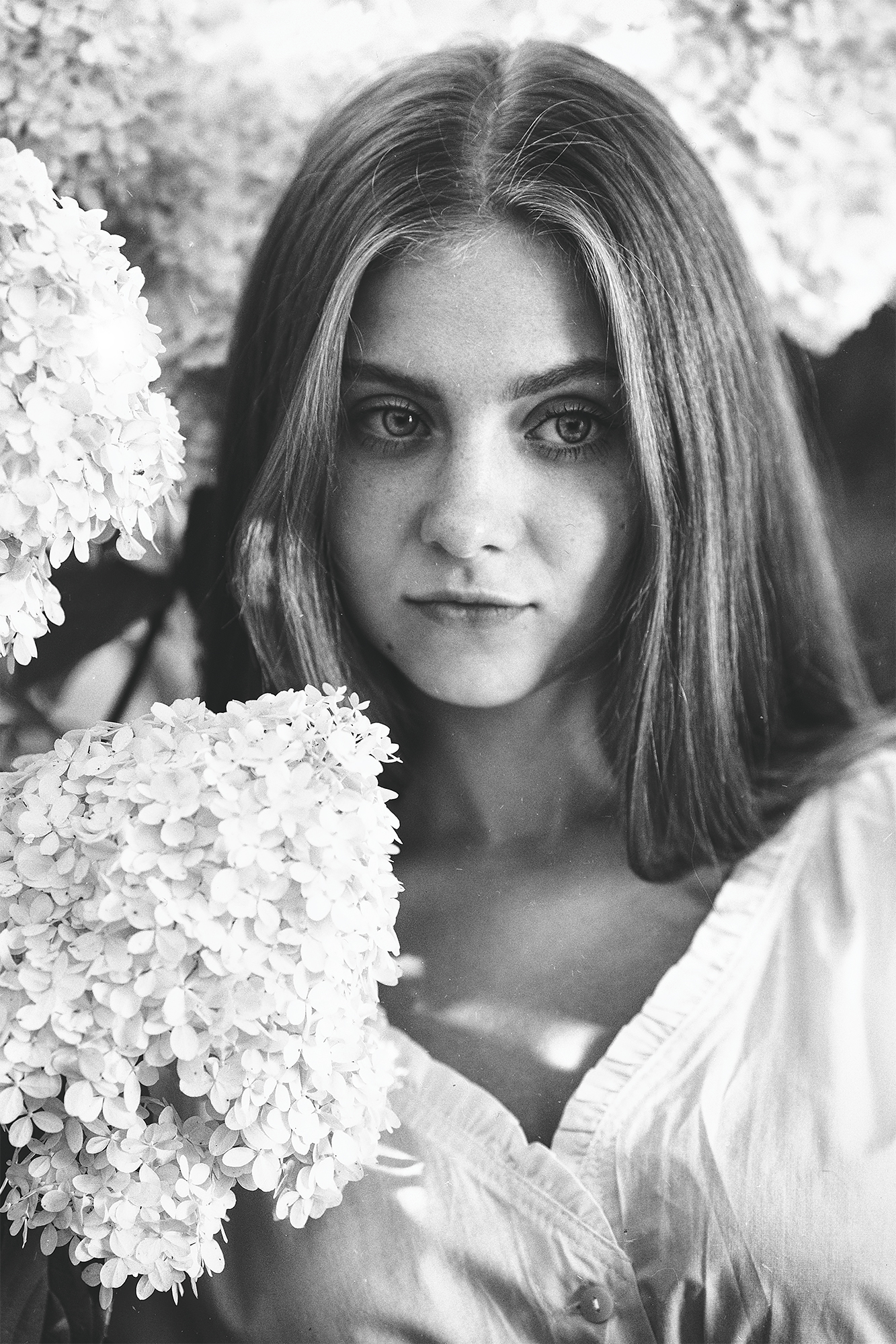 портрет, черно-белое, женский портрет, Наталья Прядко