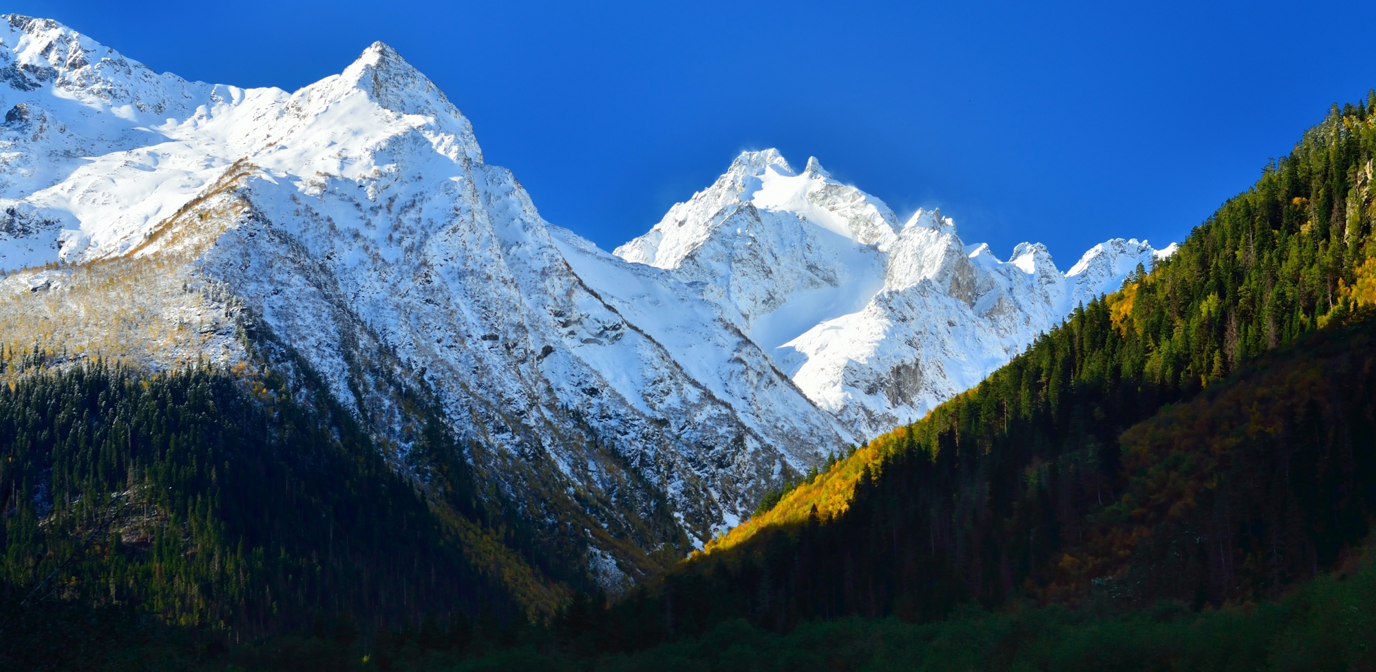 горы, осень, гондарай, утро, Александр Жарников