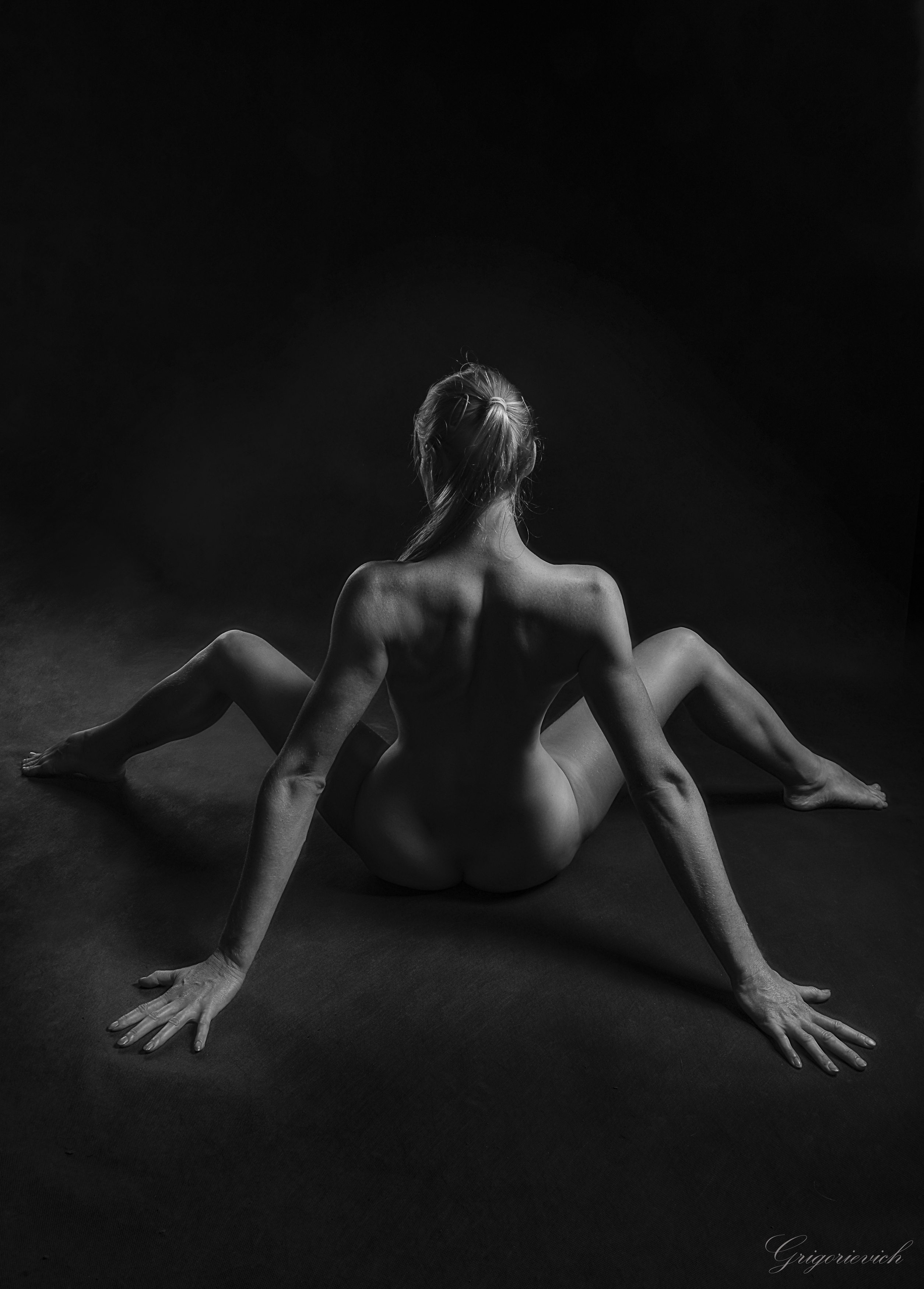 девушка., тень., отдых, Урасов Олег