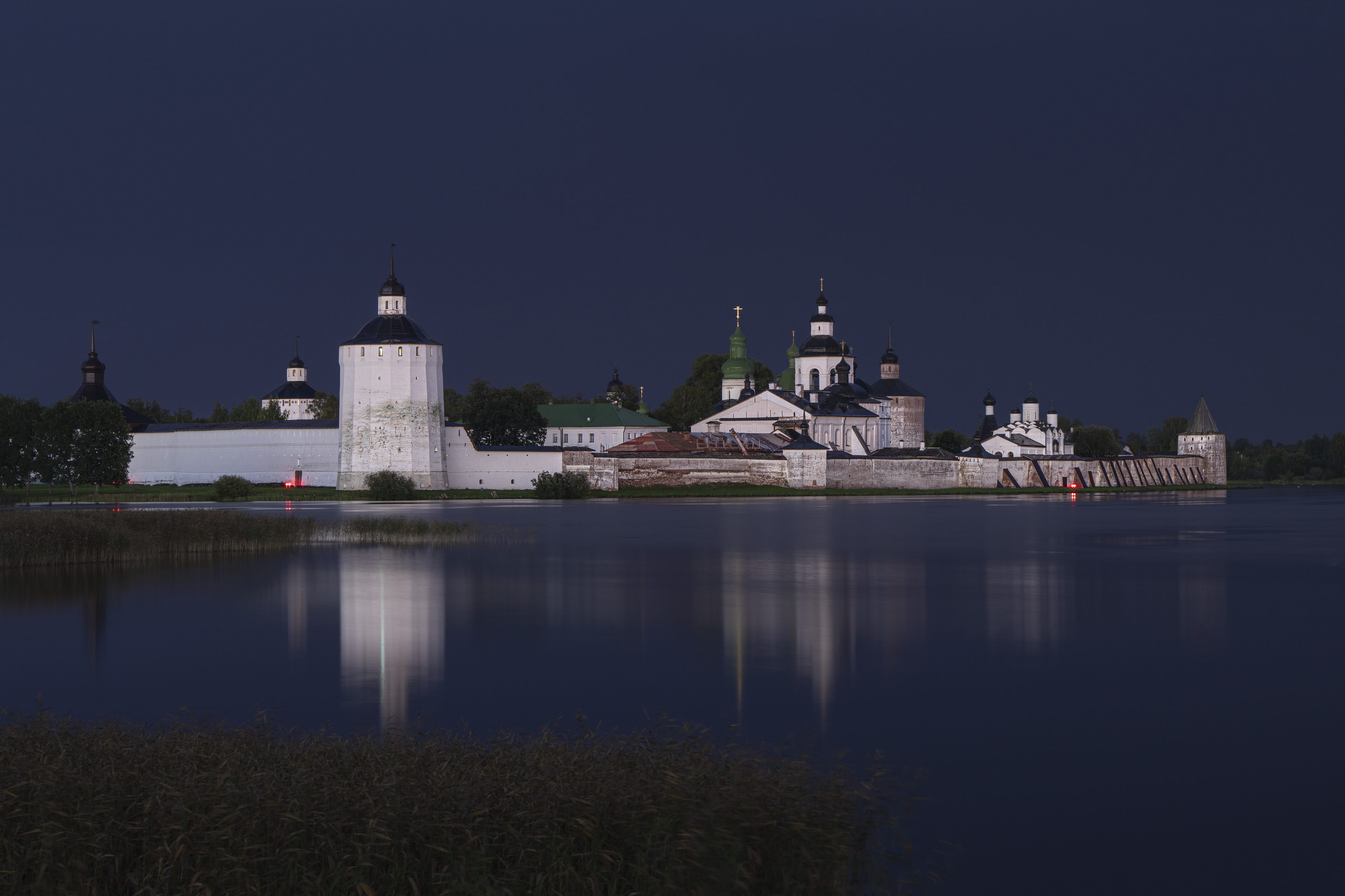 сиверское озеро, кириллов, кирилло-белозерский монастырь,вечер, монастырь, утро, вологодская область, вологда, Дейнекина Галина