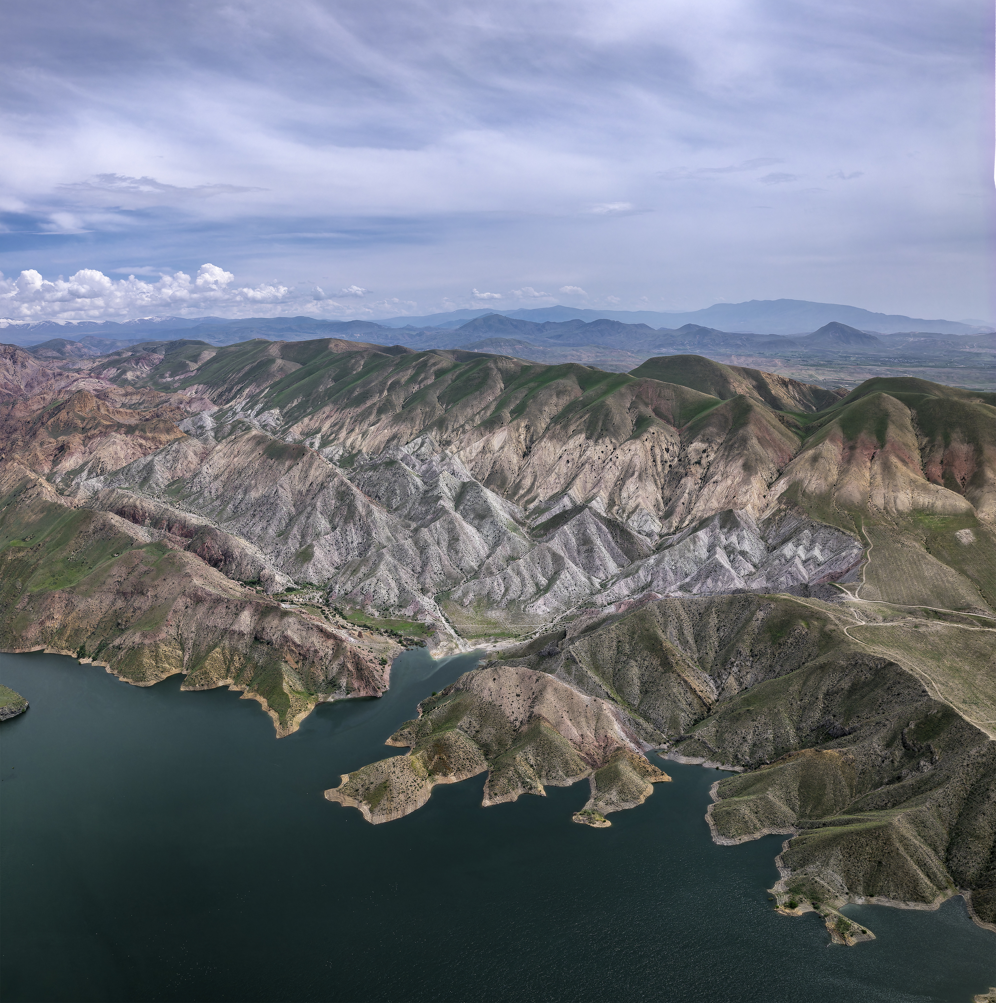 азатское водохранилище, армения, вид сверху, Игорь Юркин